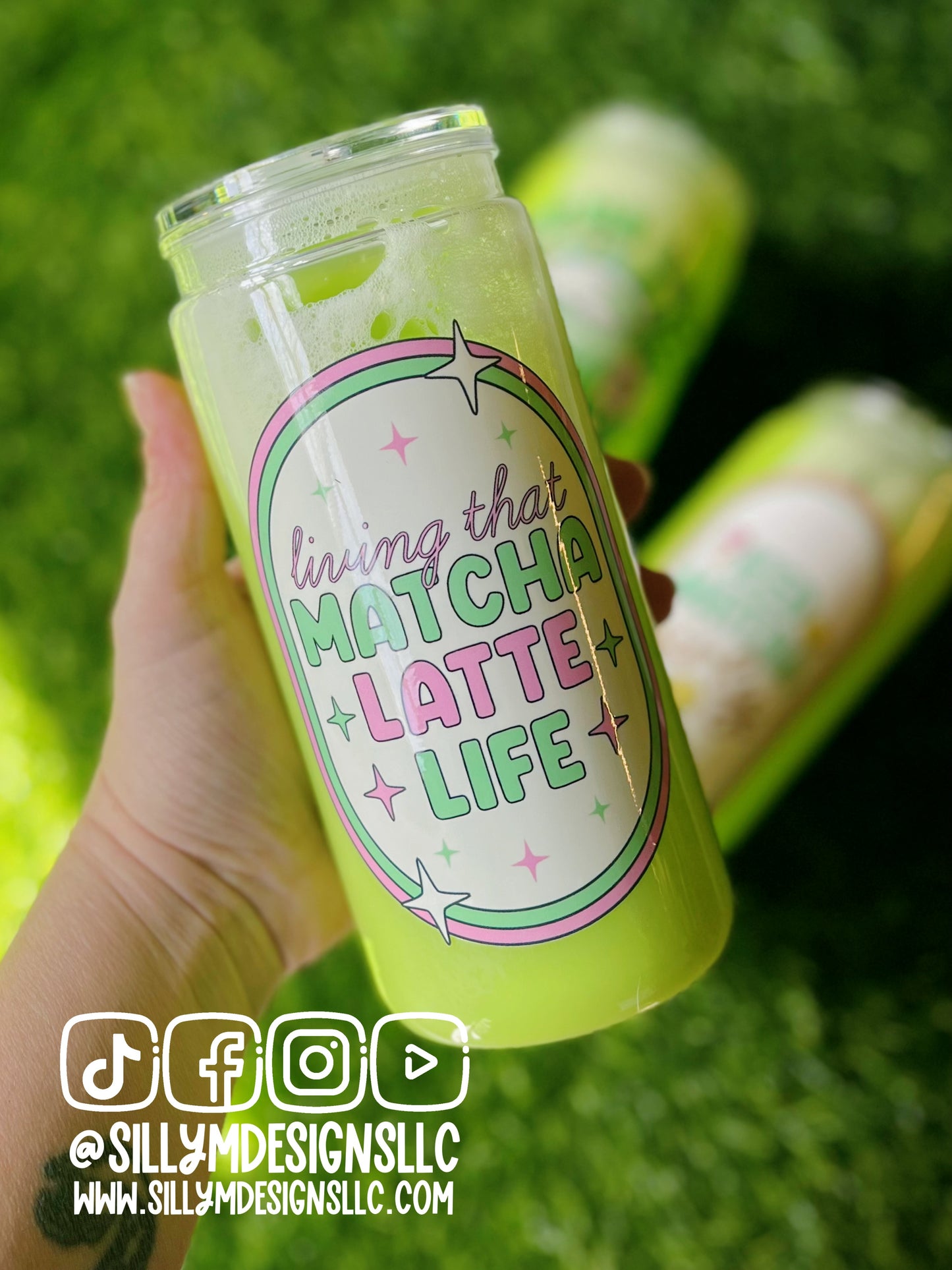 Matcha Latte Life Fizz Acrylic 16/20oz