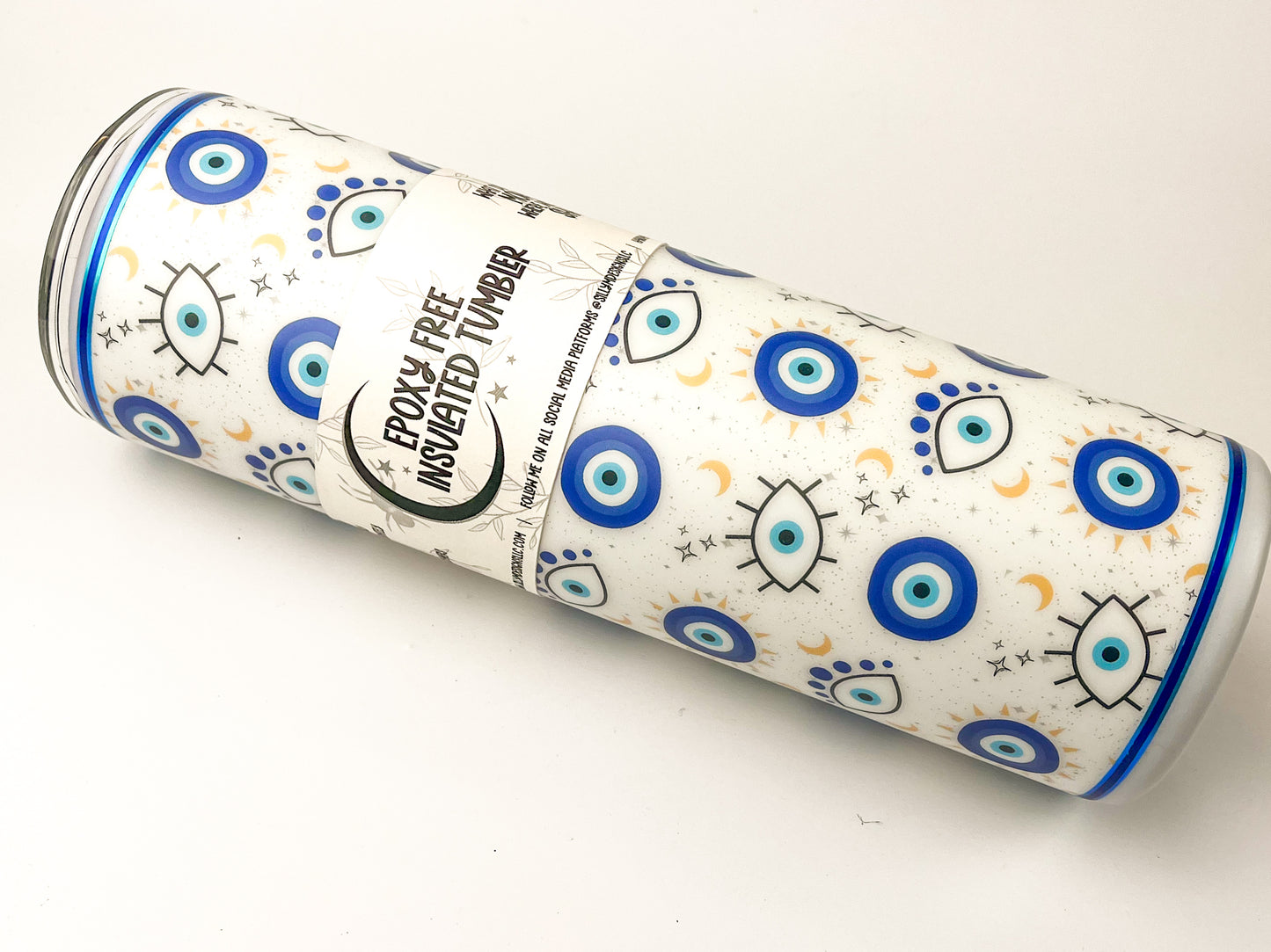 Evil Eye Matte (blue) 30oz