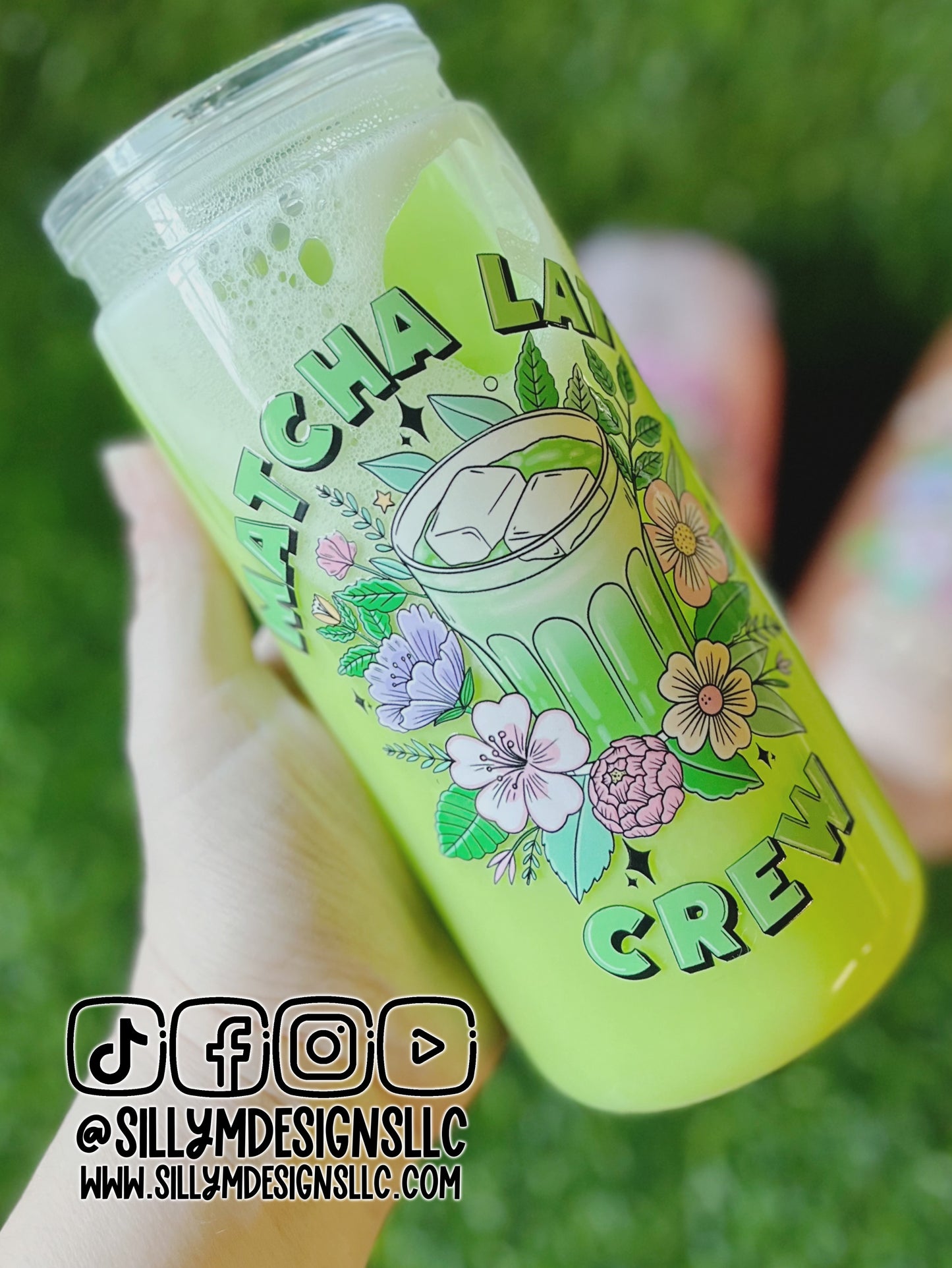 Matcha Latte Crew Fizz Acrylic 16/20oz