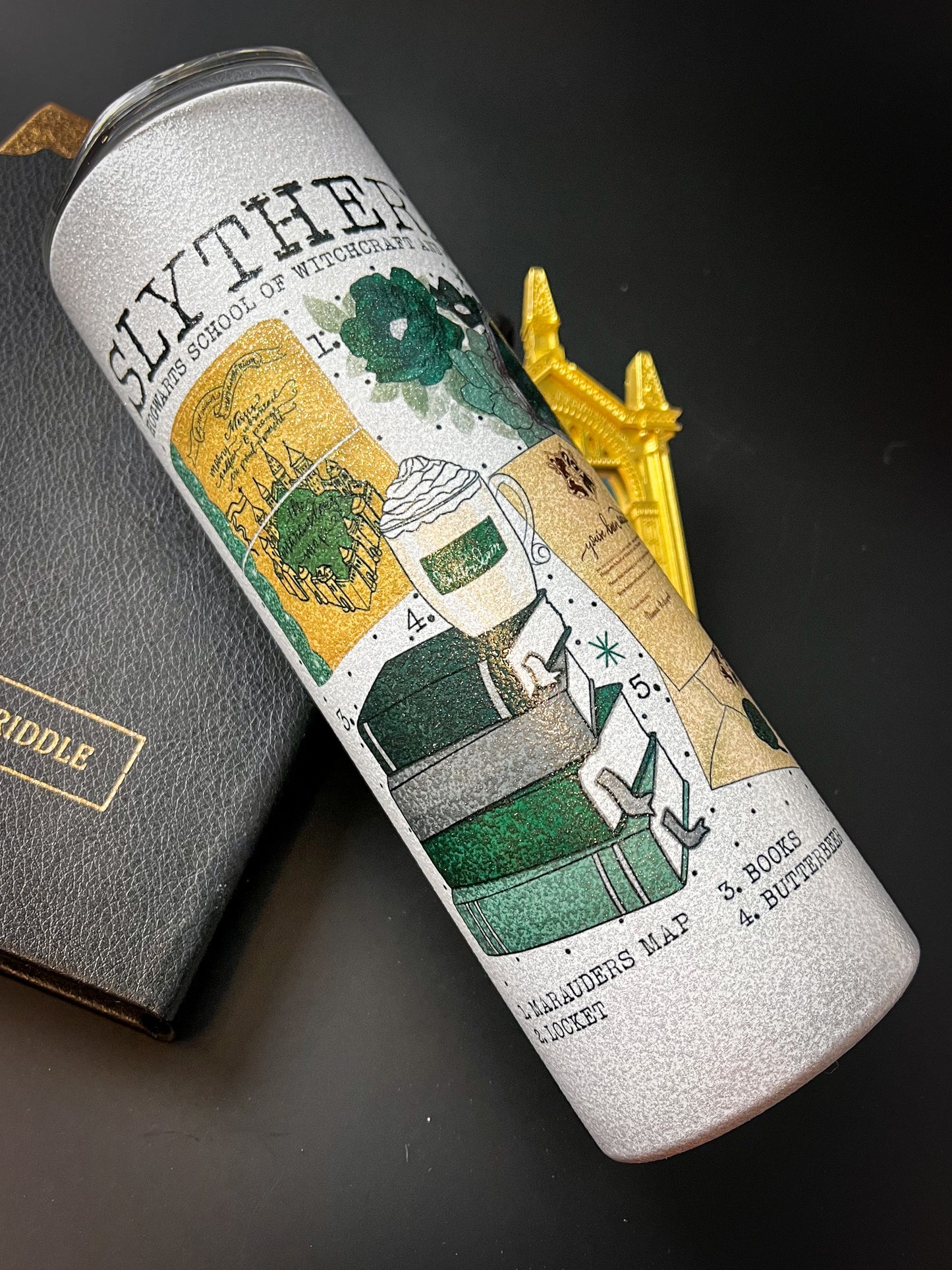 Slyther. House Glitter 20oz Tumbler