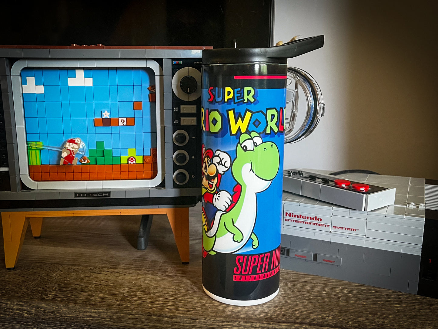 Mario World | Dual Lid | 20oz Tumbler