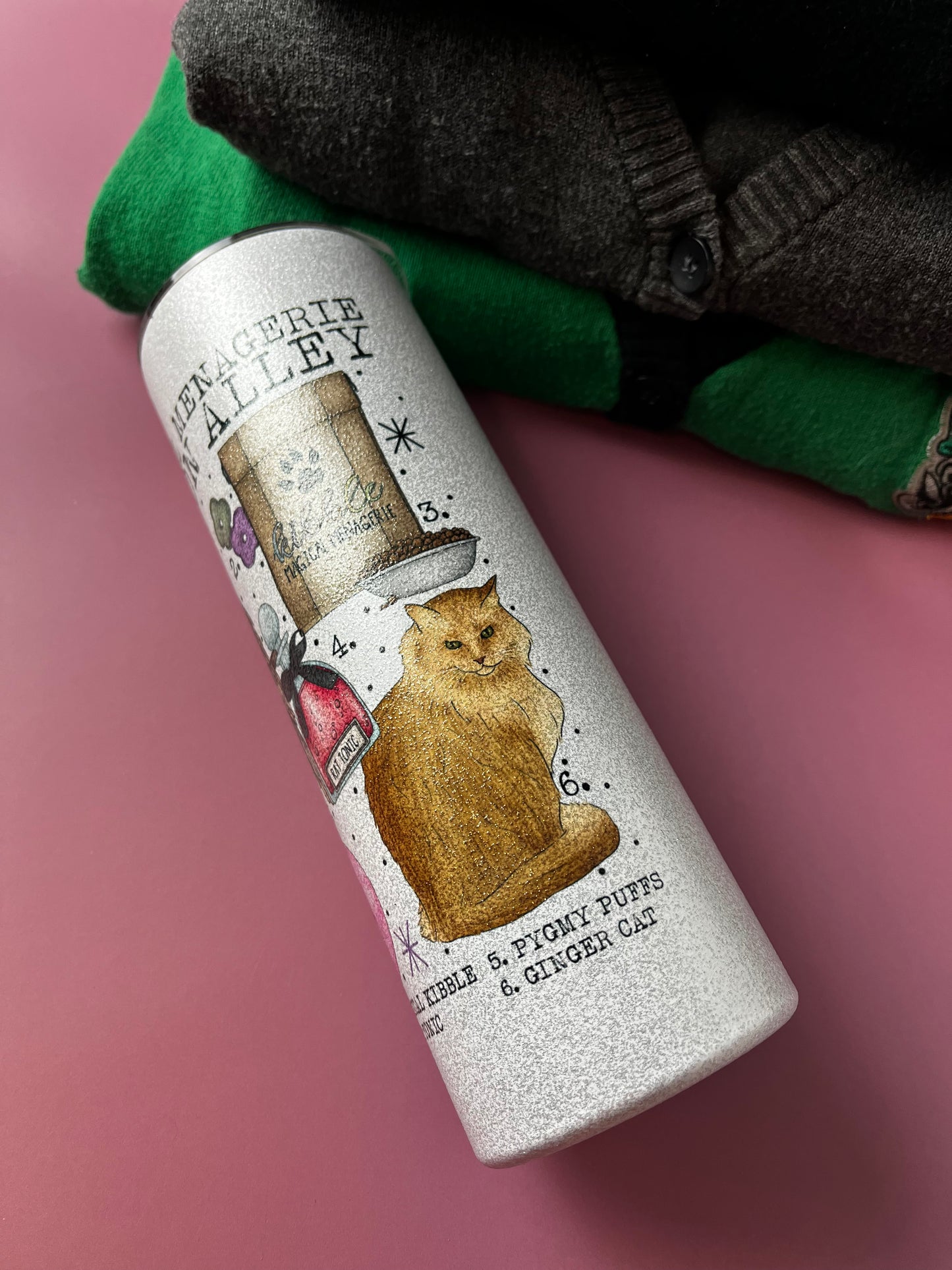Magical Menagerie Glitter 20oz Tumbler