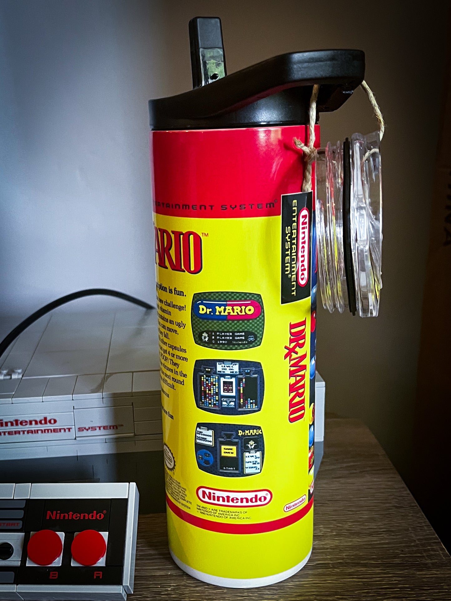 Dr. Mario | Dual Lid | 20oz Tumbler