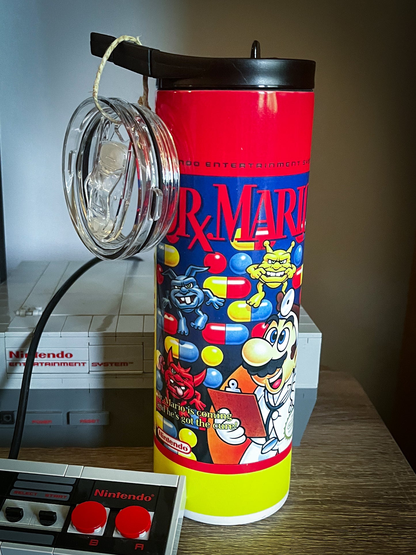 Dr. Mario | Dual Lid | 20oz Tumbler