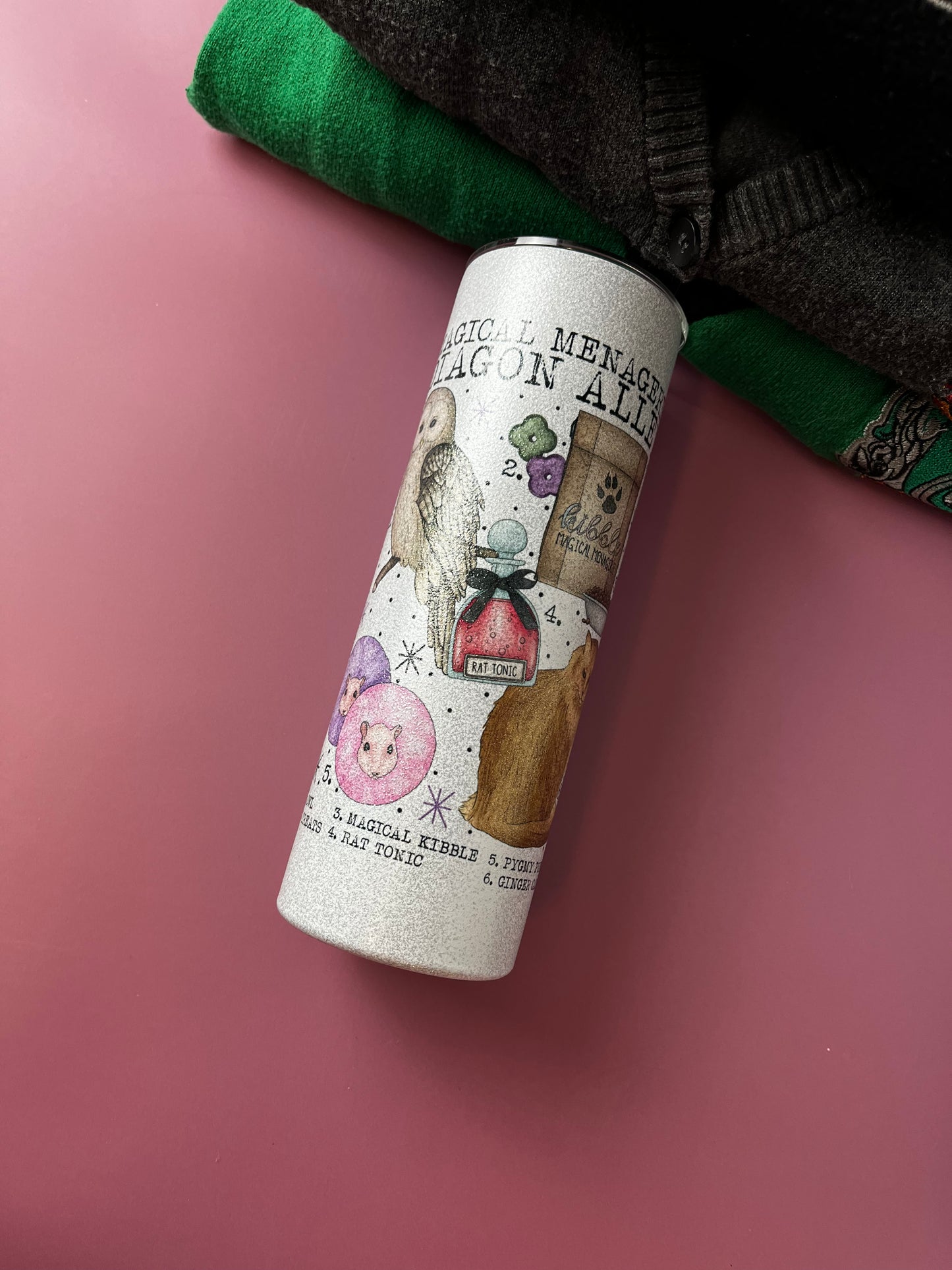 Magical Menagerie Glitter 20oz Tumbler