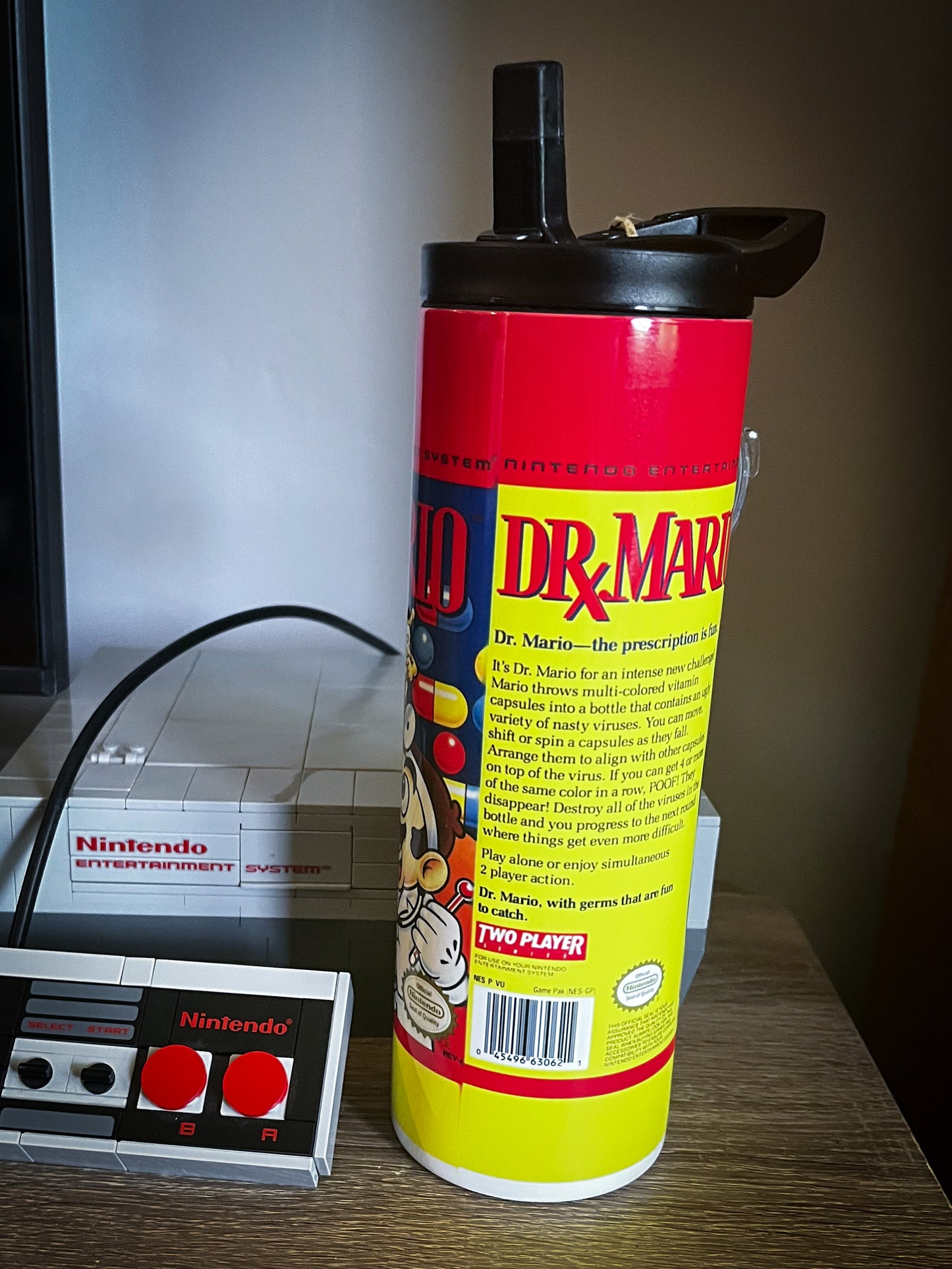 Dr. Mario | Dual Lid | 20oz Tumbler