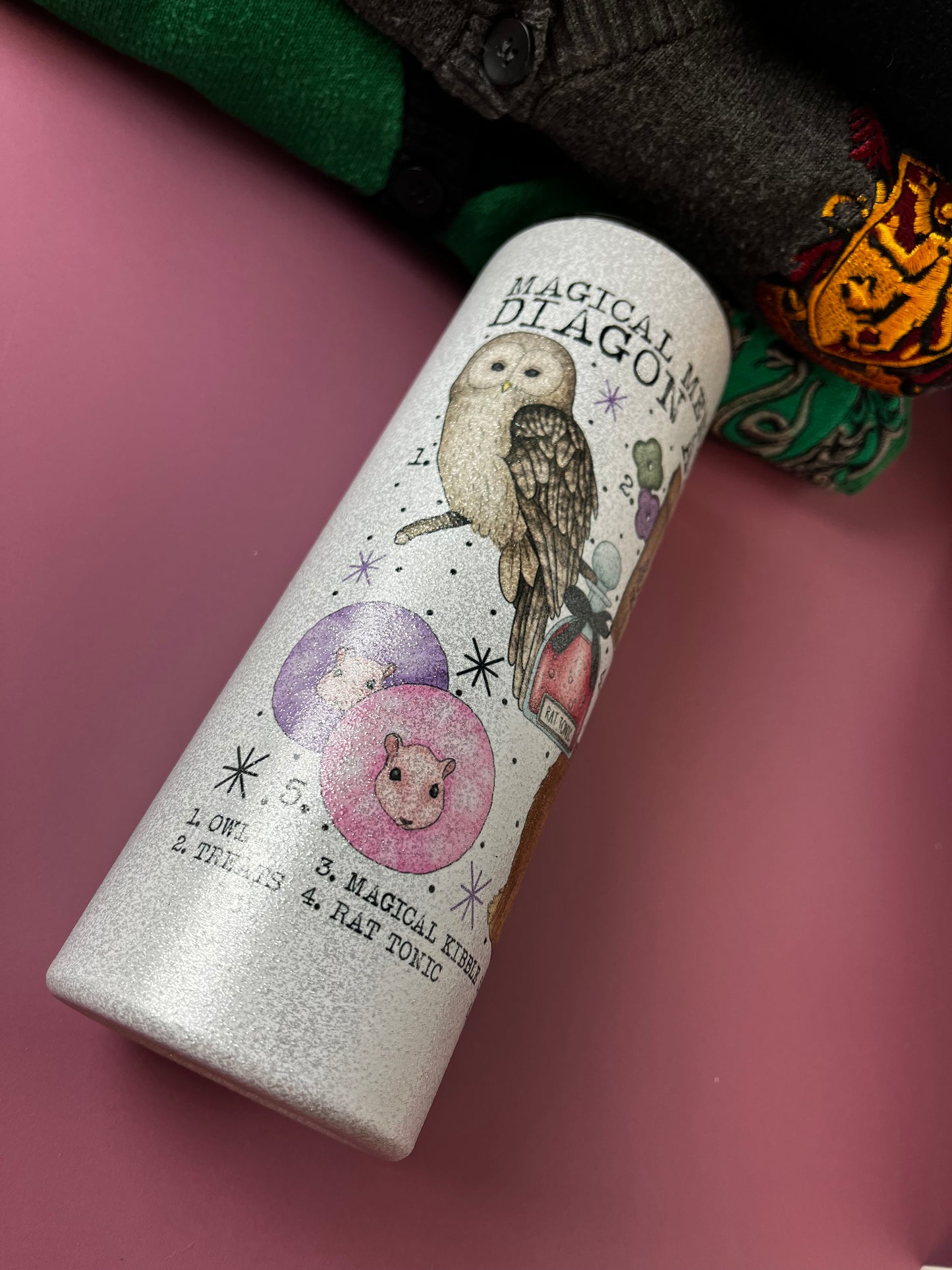 Magical Menagerie Glitter 20oz Tumbler