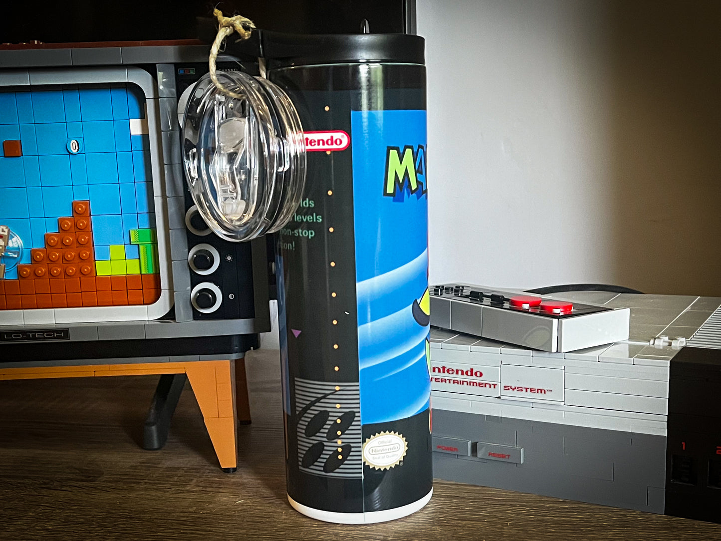 Mario World | Dual Lid | 20oz Tumbler