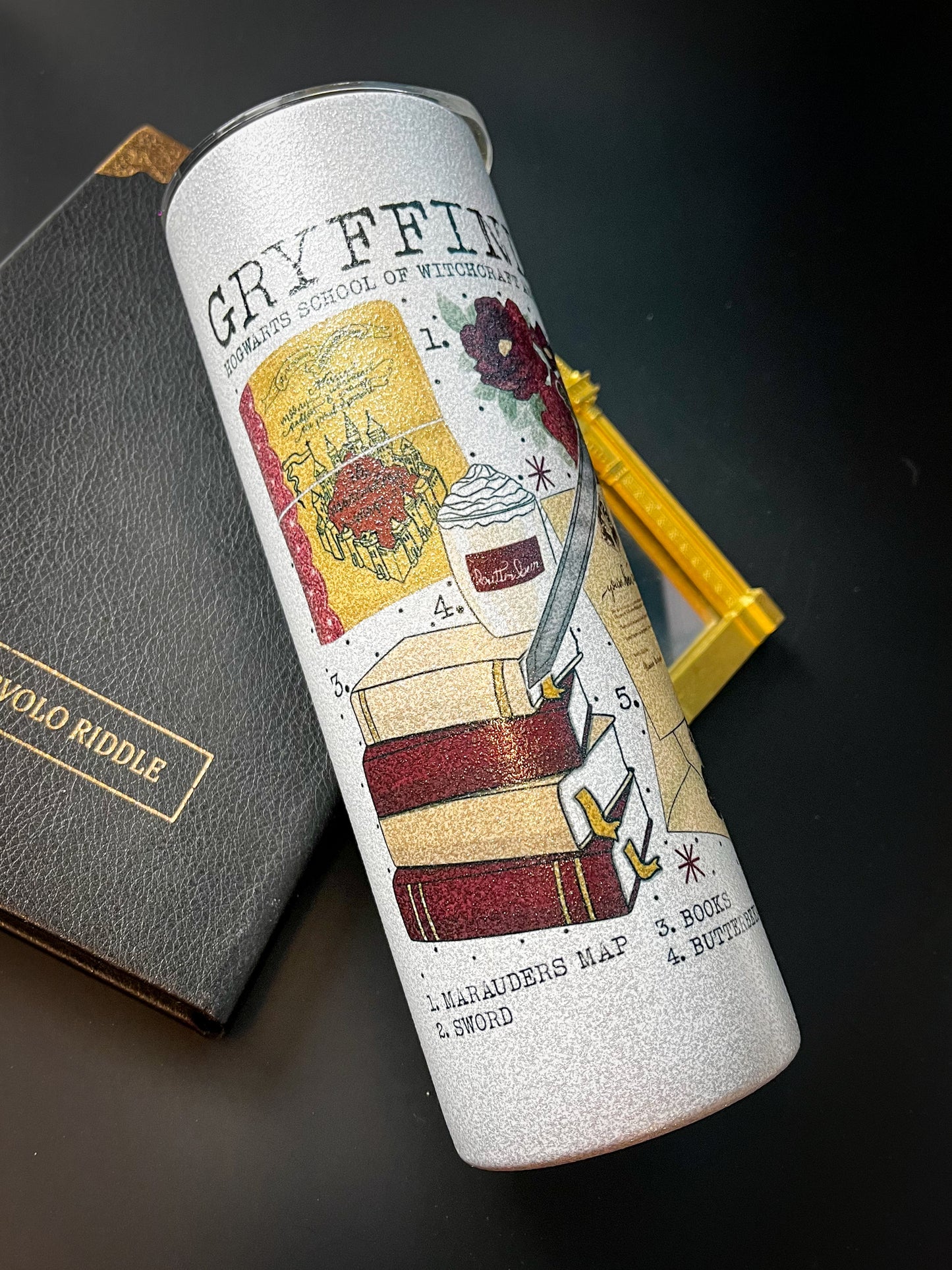 Gryffin. House Glitter 20oz Tumbler
