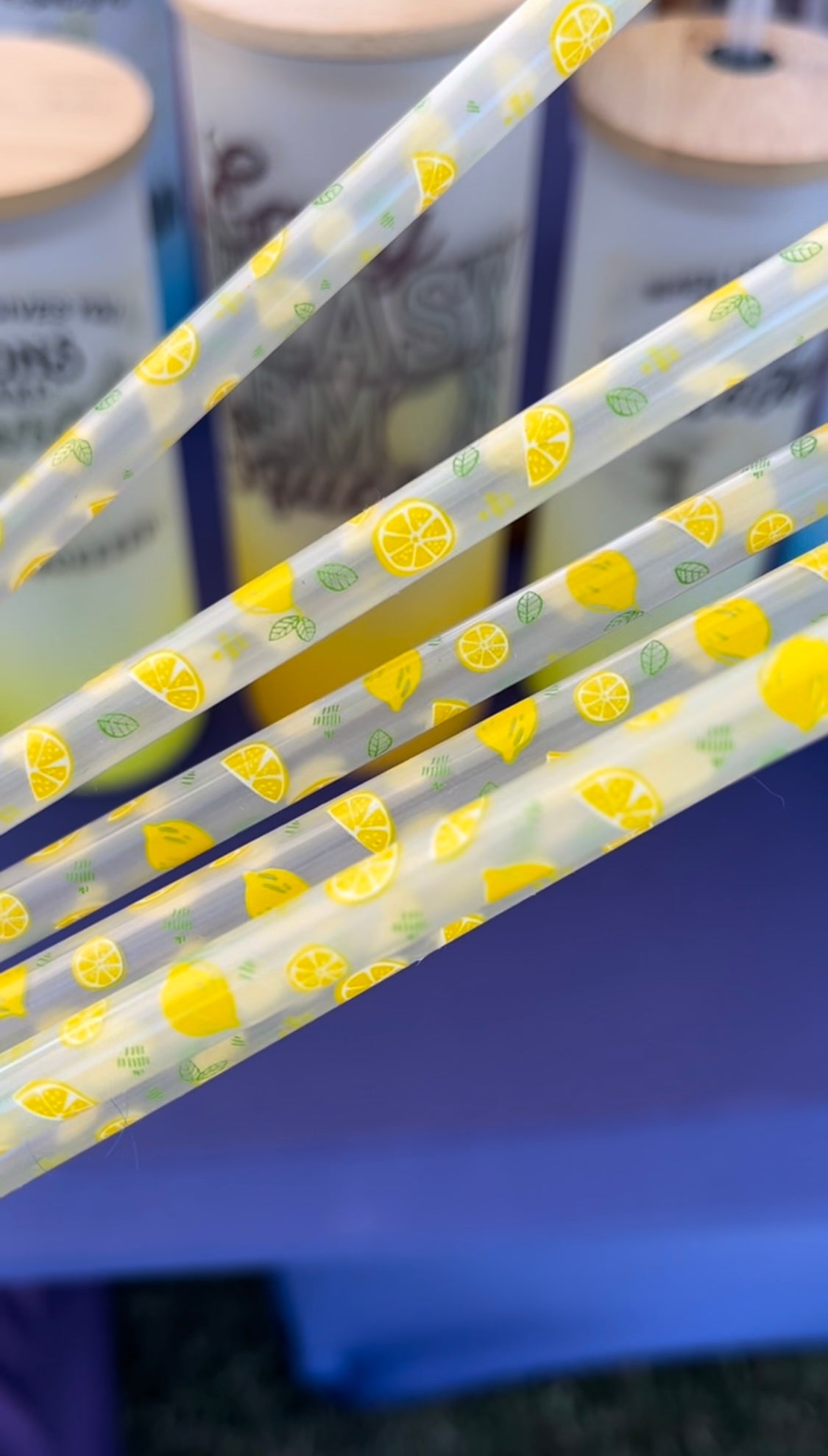 Lemon 11" Reusable Straw
