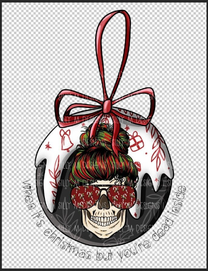 Dead Inside Christmas PNG