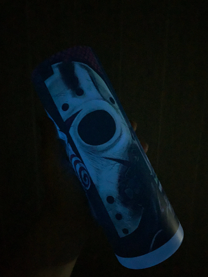 Glow in the Dark Horror Movie Icons Tumbler