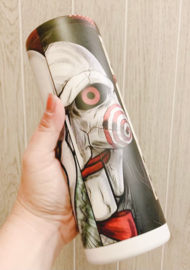 Glow in the Dark Horror Movie Icons Tumbler