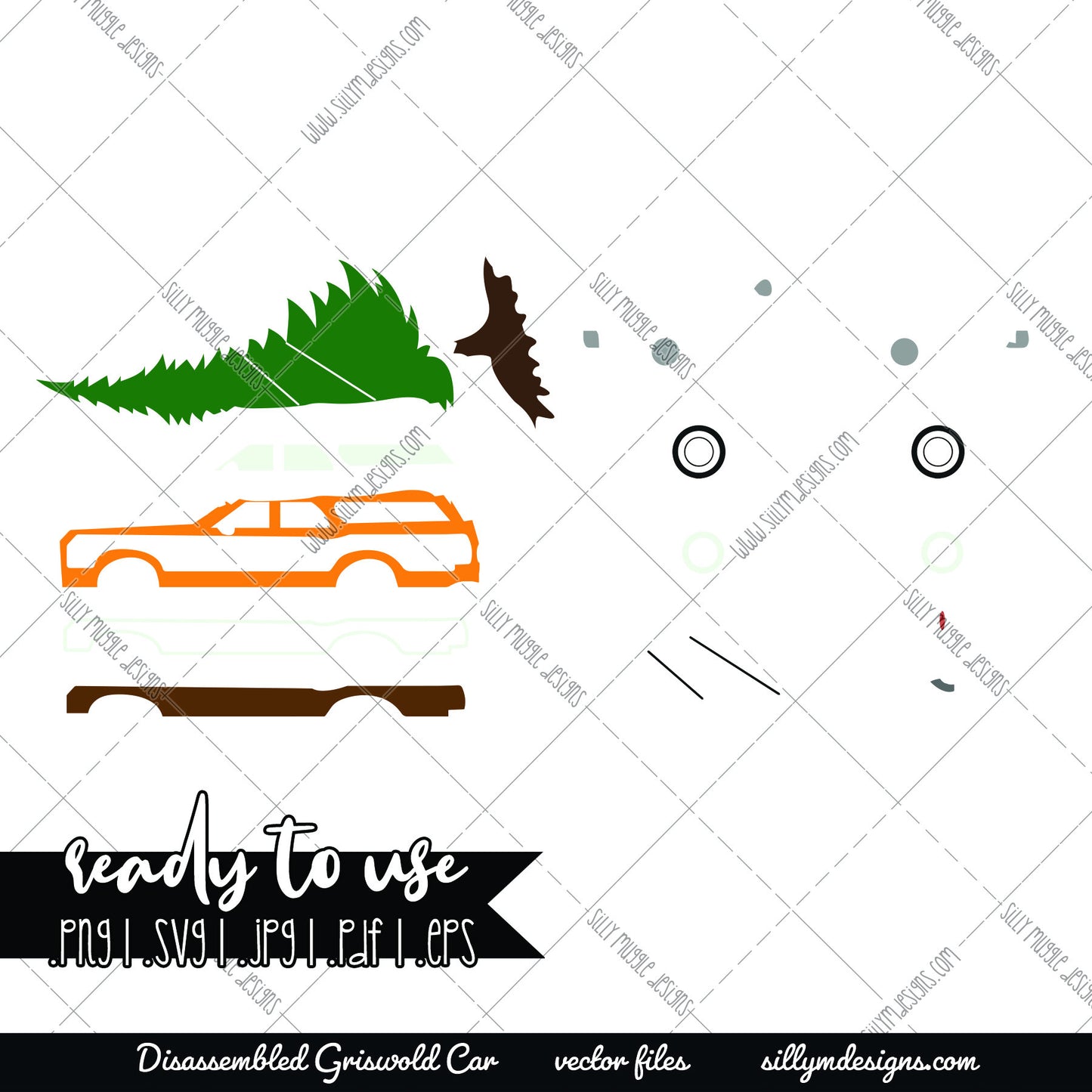 Family Vacation Griswold Car SVG