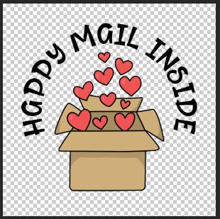 Happy Mail Sticker DIGITAL | png jpeg