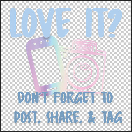 Love it, Tag us Social Media Sticker DIGITAL | .png & .jpeg