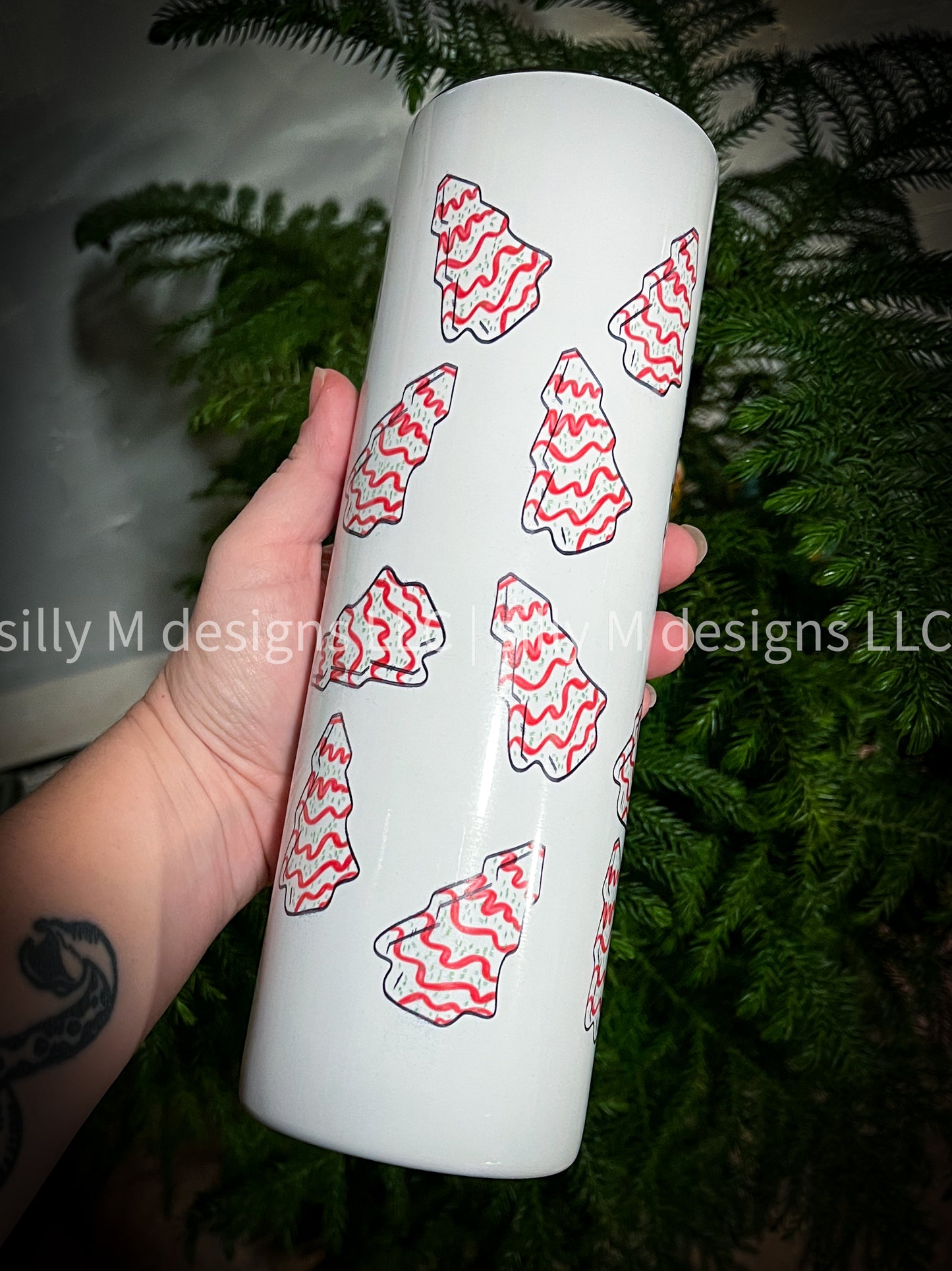 Christmas Cake Tumbler | 30 ounces | RTS