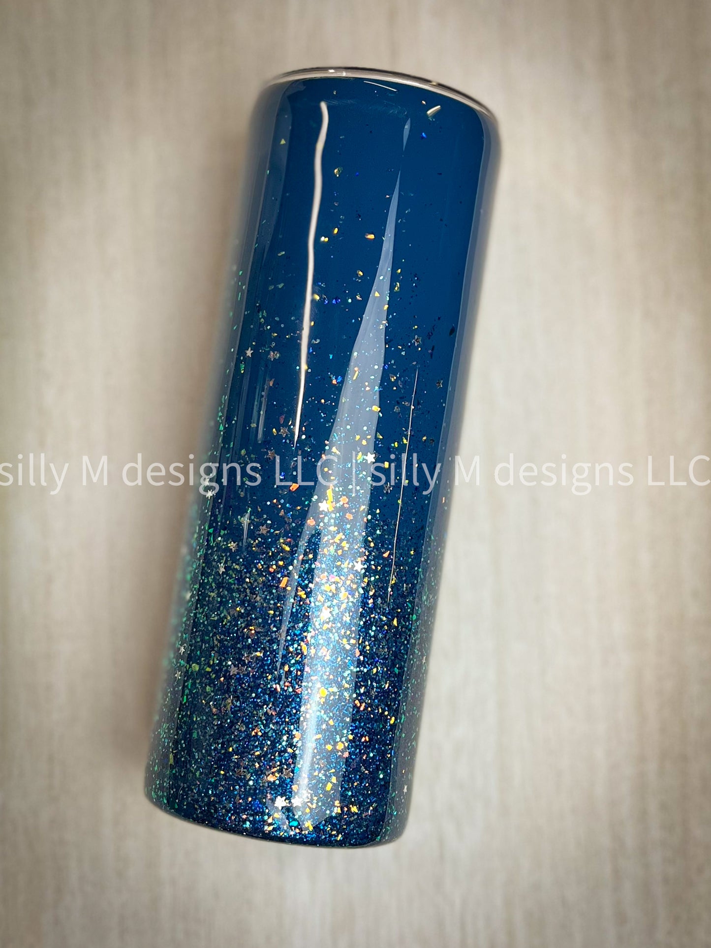 Havana Night Glitter Ombre Tumbler