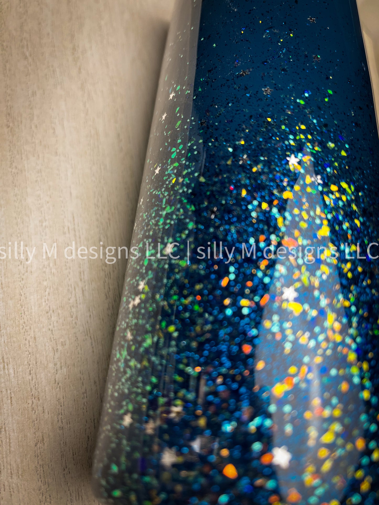 Havana Night Glitter Ombre Tumbler