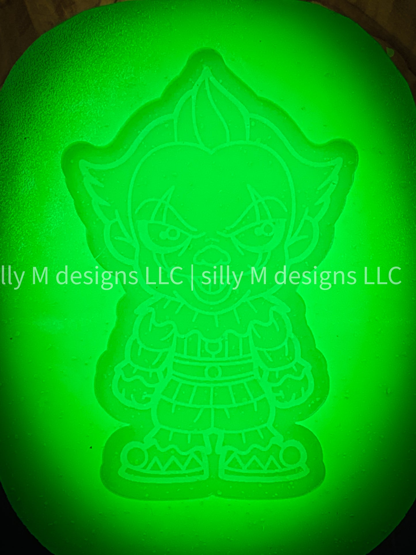 Creepy Clown Grippie Silicone Mold