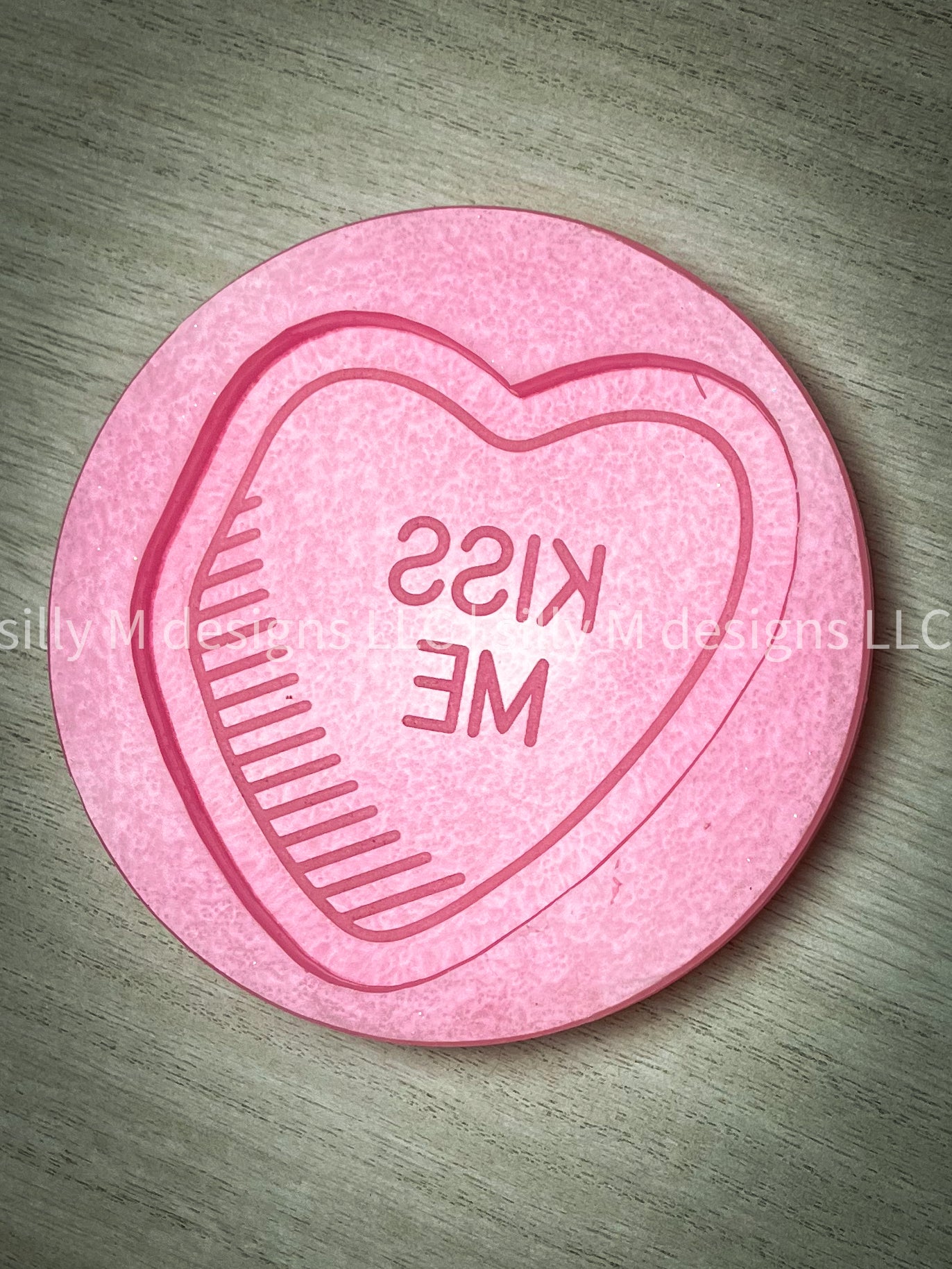 Sweetheart Kiss Me Coaster Mold