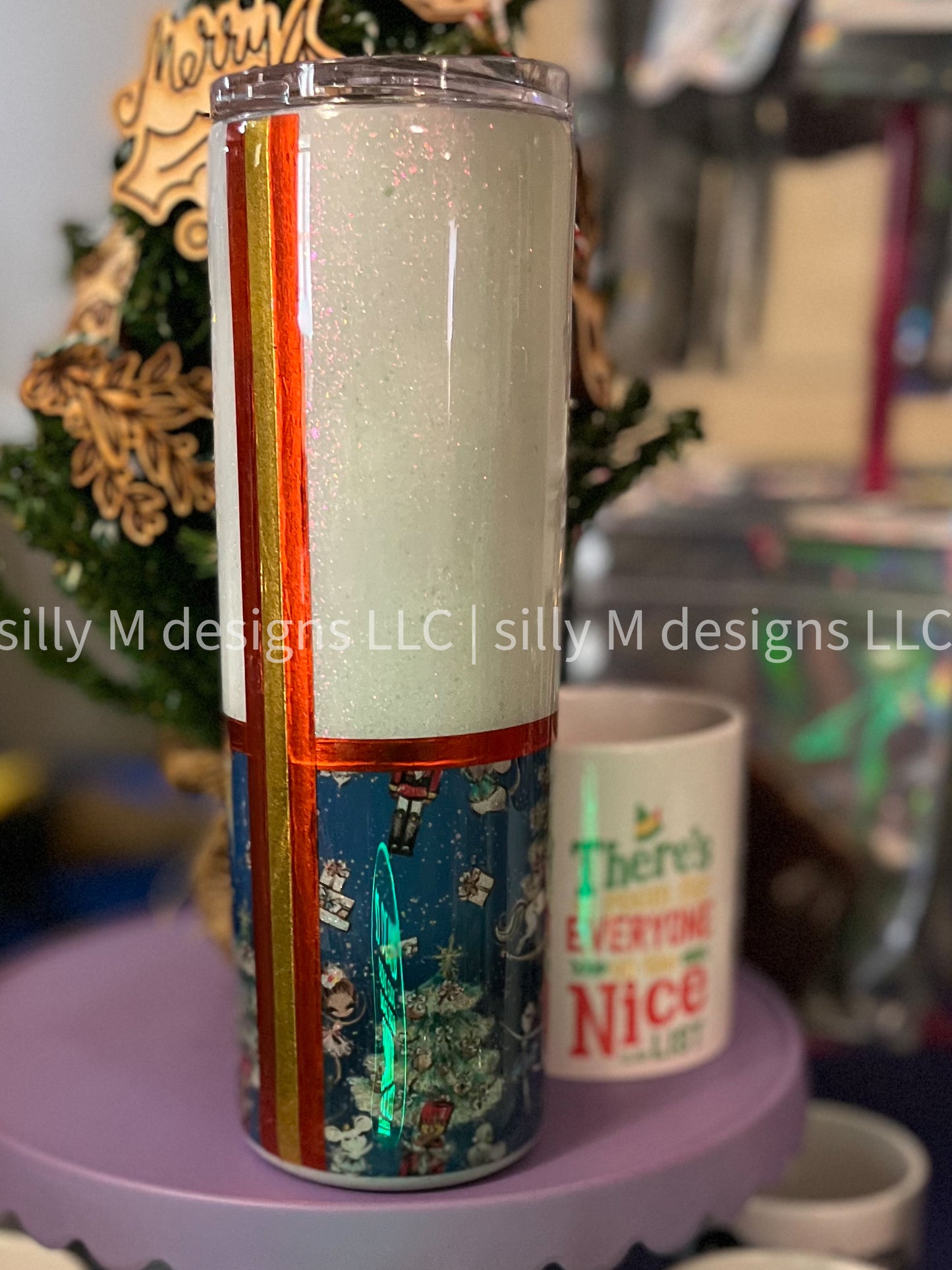 Blue Nutcracker Christmas 30oz Tumbler RTS