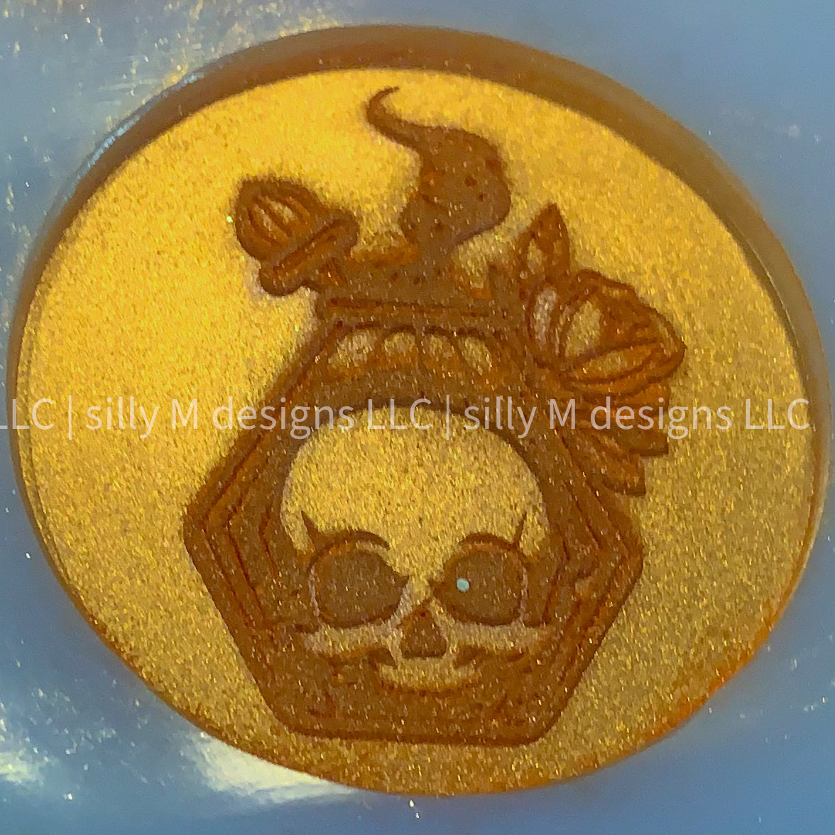 Skull Potion Badge Reel Mold