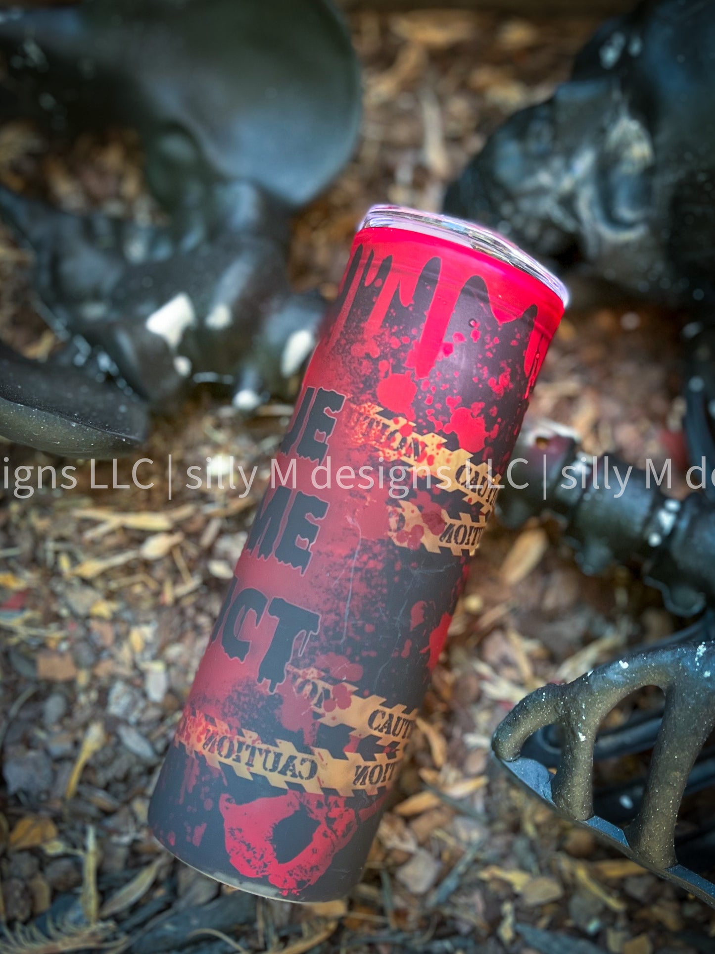 True Crime Addict Frosted Glass Tumbler | 25 ounces