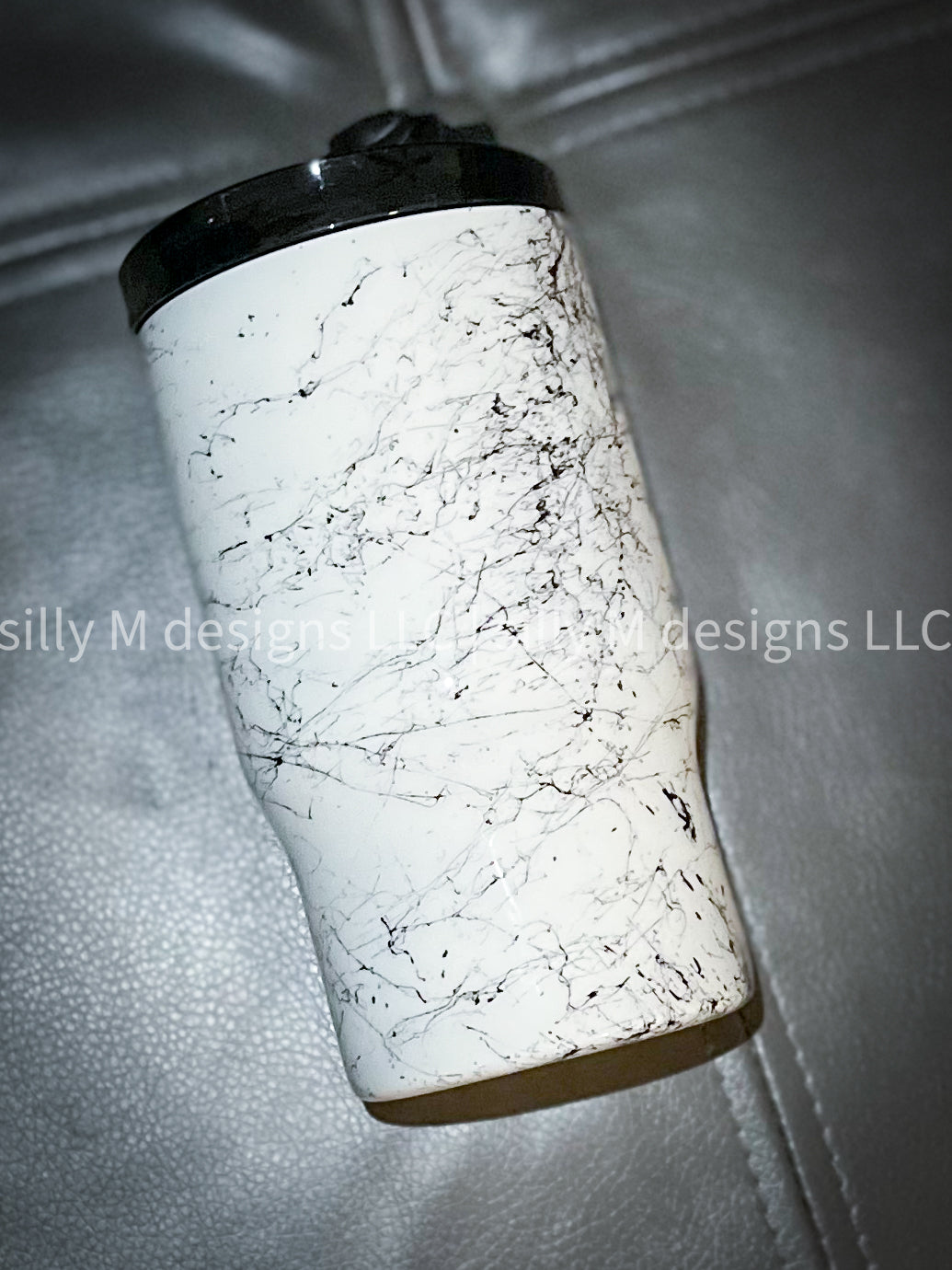 Hello Darkness Marble Tumbler