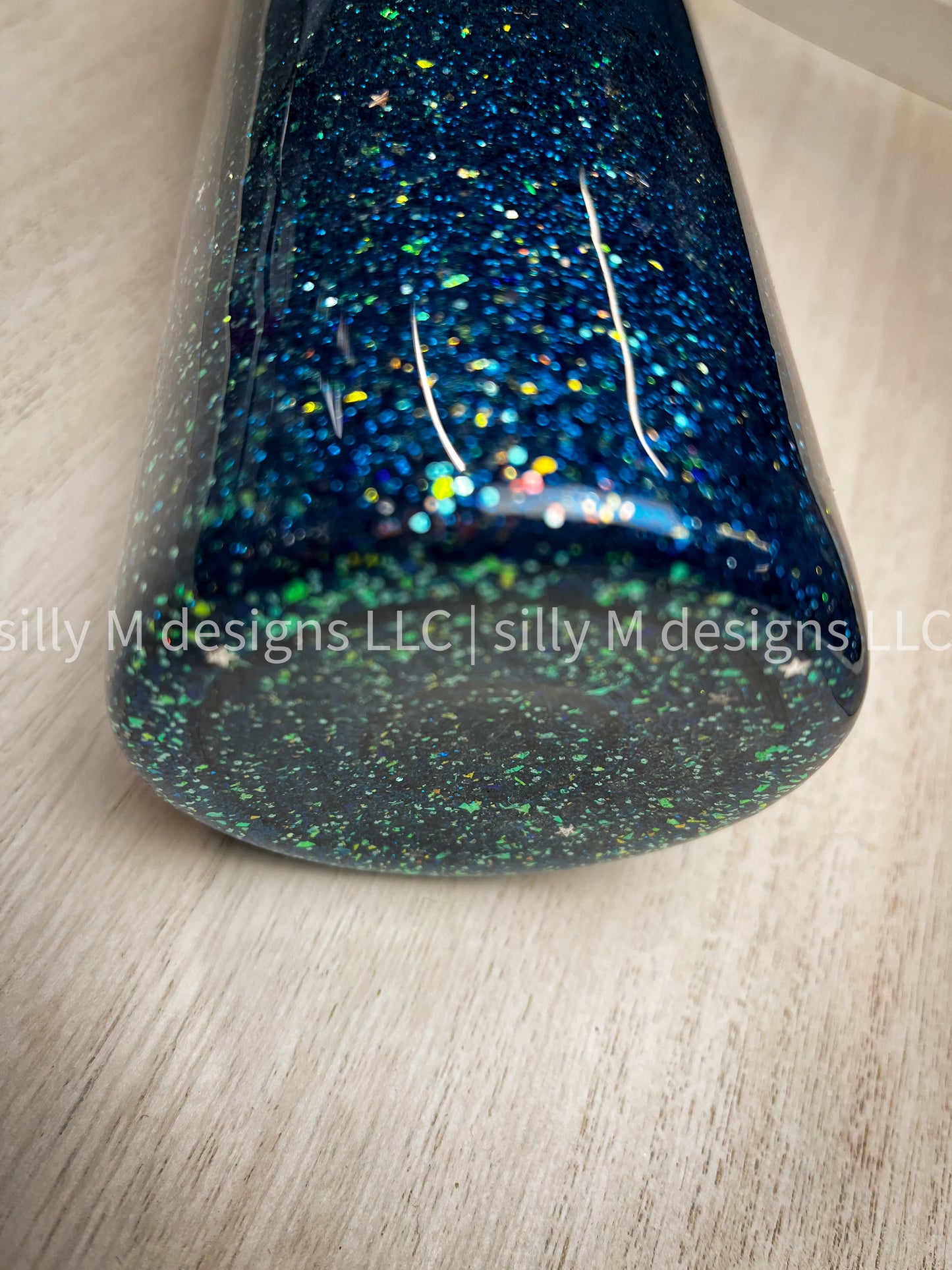 Havana Night Glitter Ombre Tumbler