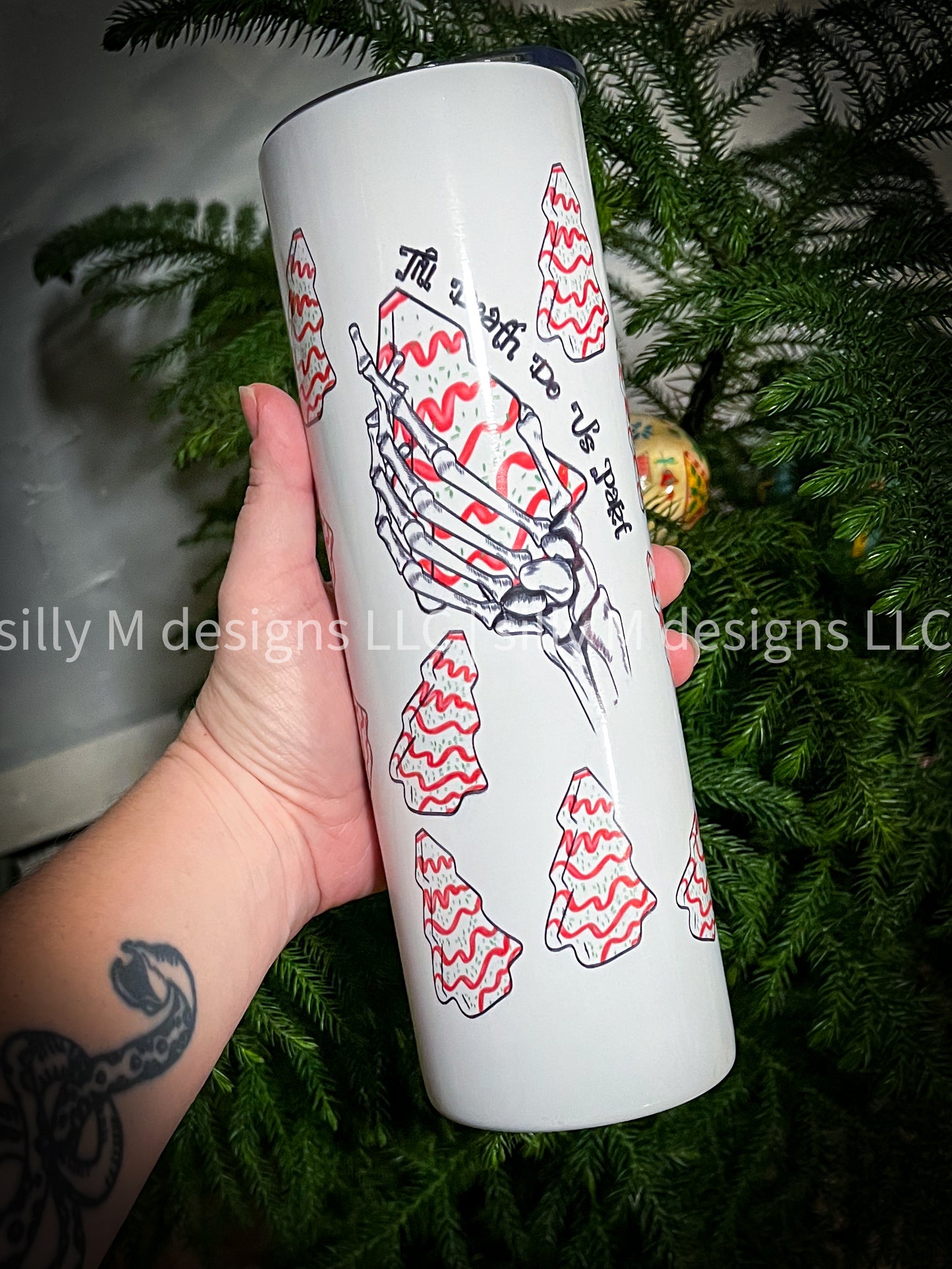 Christmas Cake Tumbler | 30 ounces | RTS