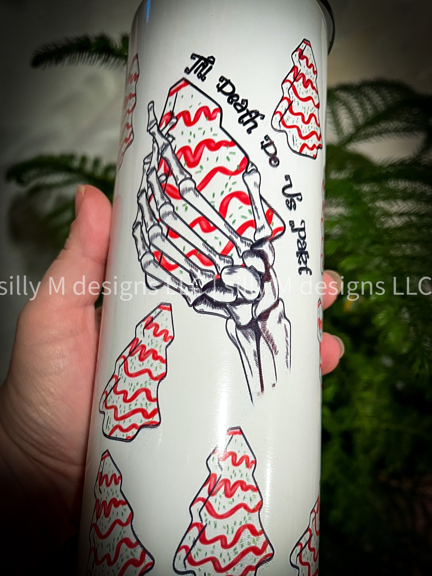 Christmas Cake Tumbler | 30 ounces | RTS