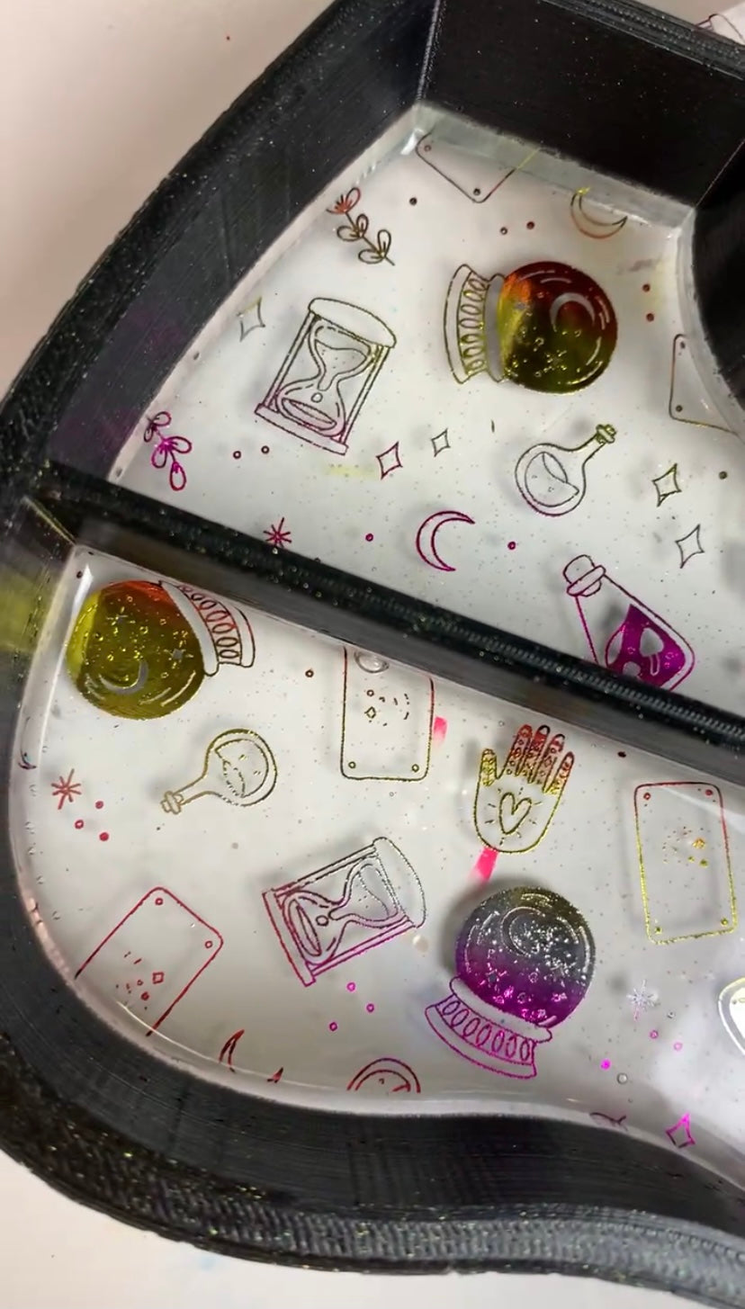 Holographic Planchette Shelf | Mini Shelf | Trinket Dish