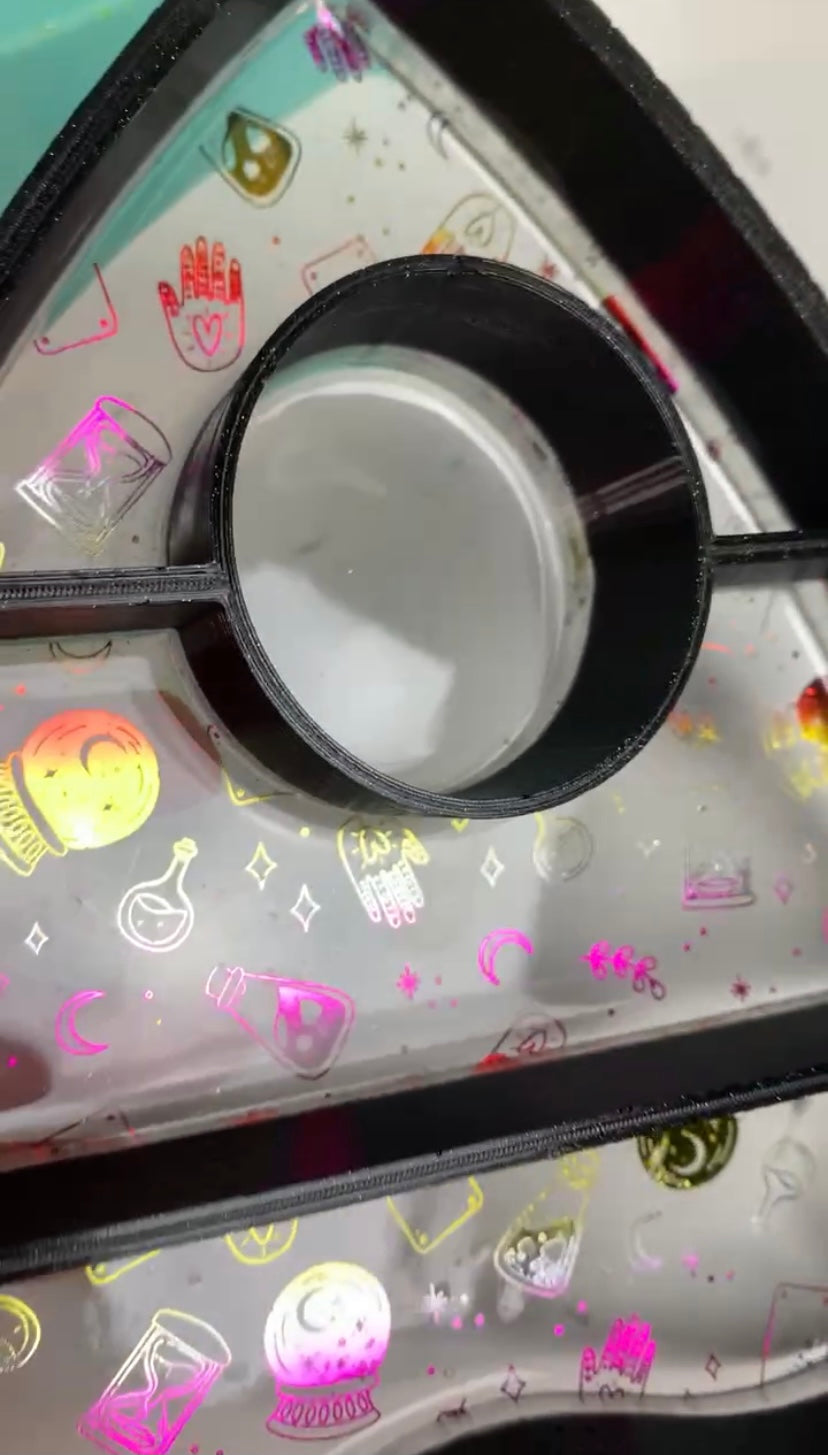 Holographic Planchette Shelf | Mini Shelf | Trinket Dish
