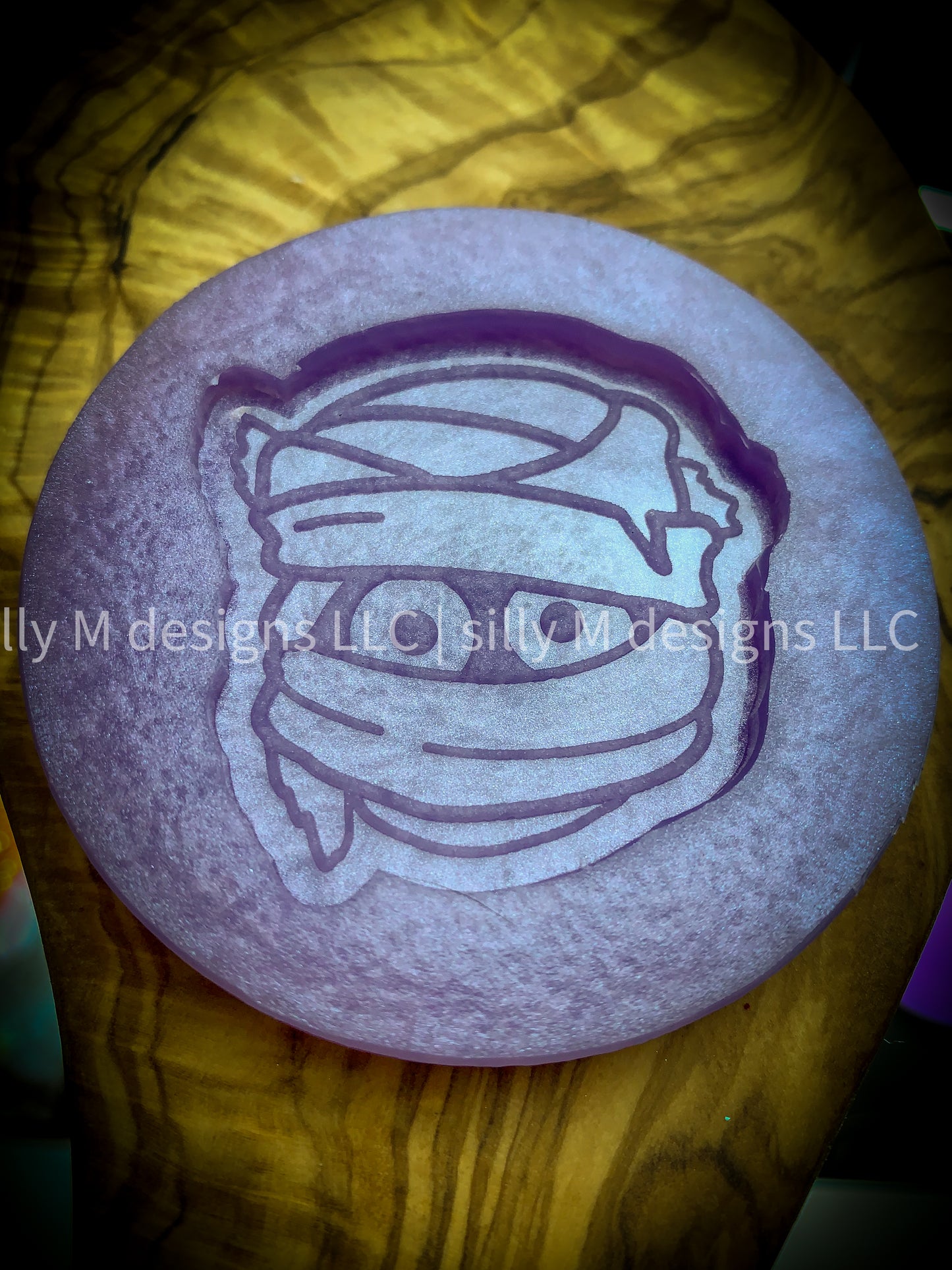 Cute Mummy Grippie/Badge Reel Silicone Mold