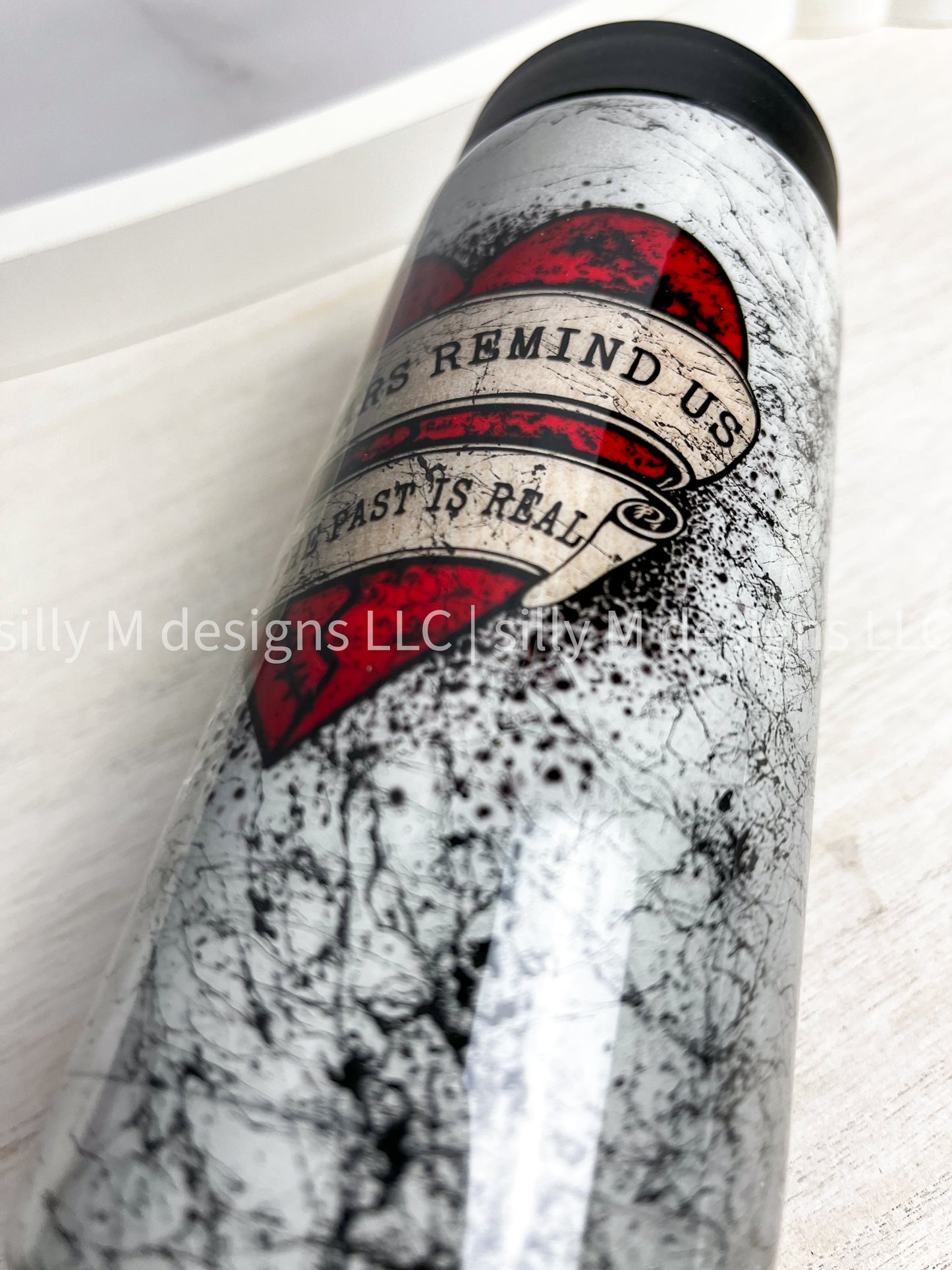 Scars Marble Swirl 12oz Can Hugger | RTS