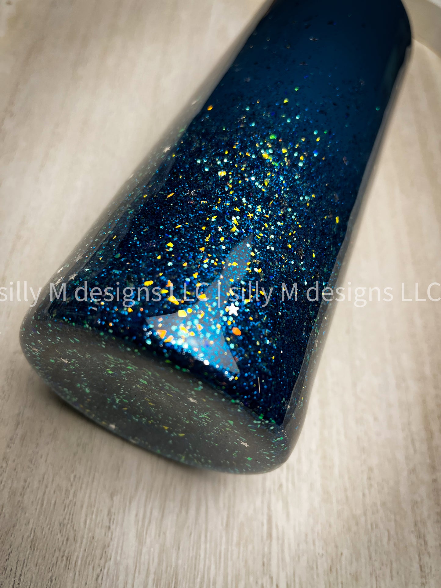Havana Night Glitter Ombre Tumbler