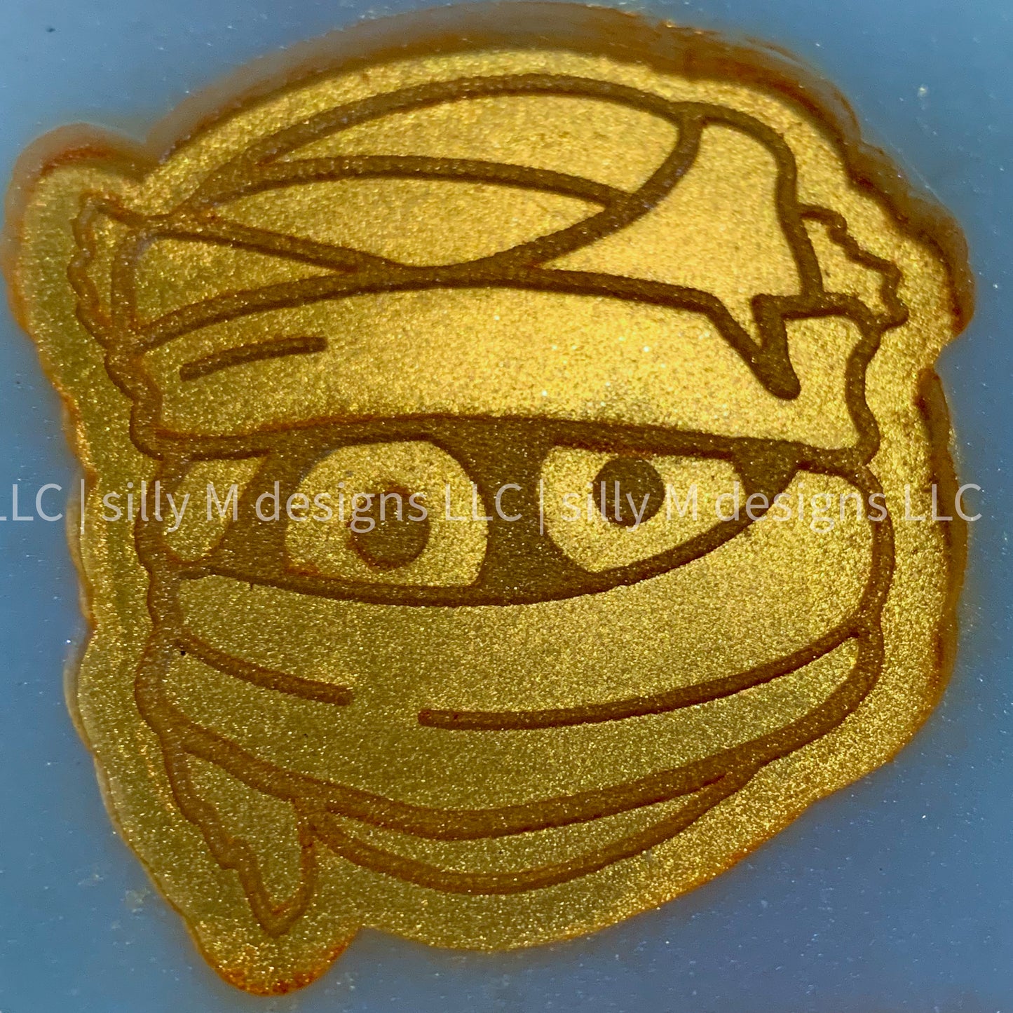 Cute Mummy Grippie/Badge Reel Silicone Mold