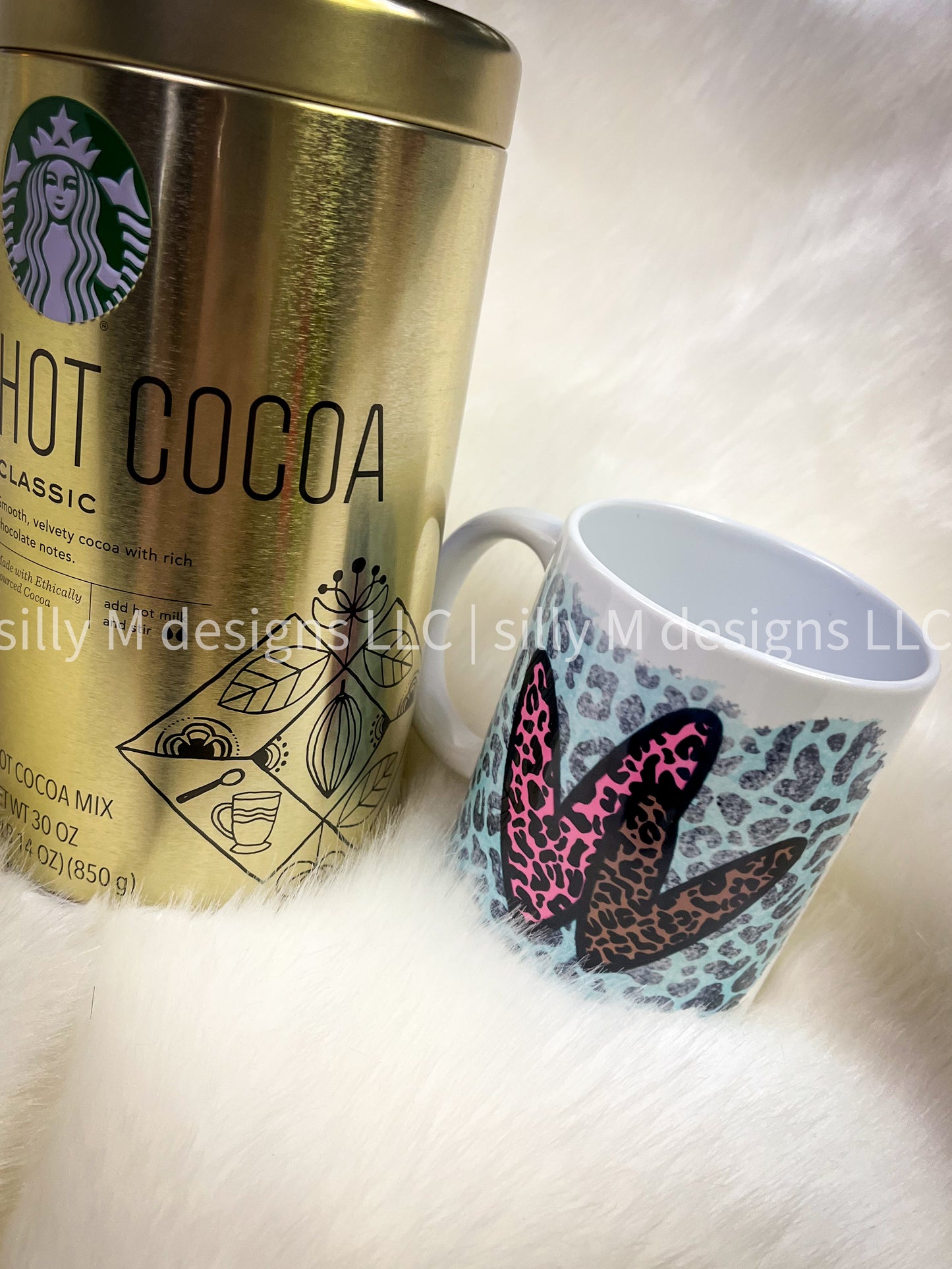 Leopard Hearts Coffee Mug | 11 ounces