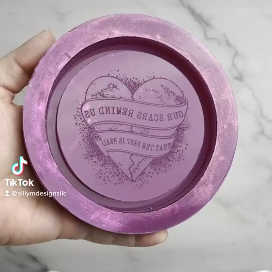 Scars Coaster/Trinket Dish Mold