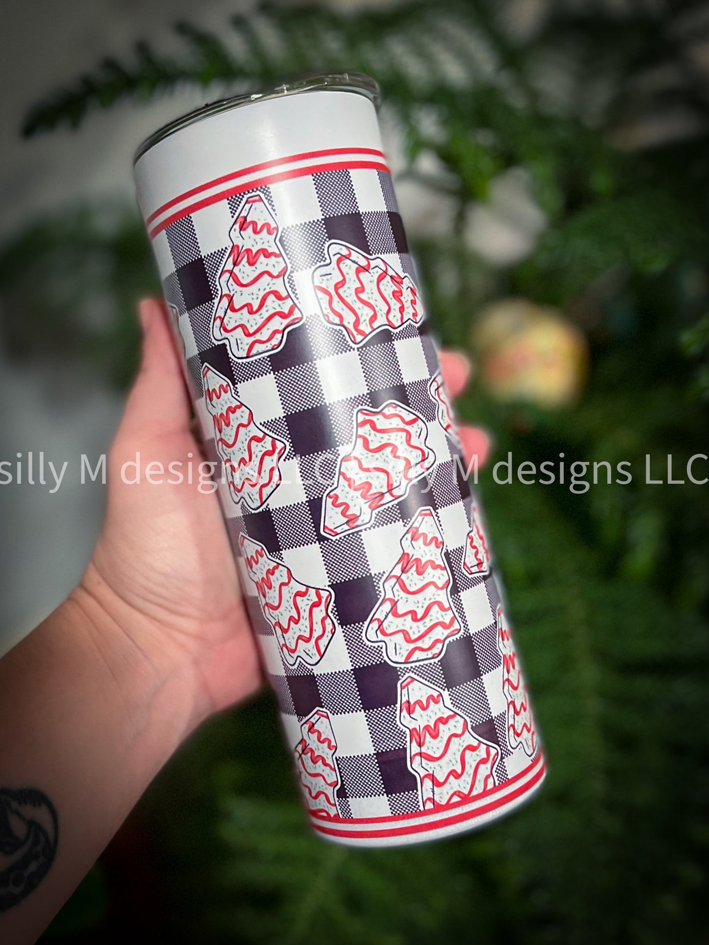 Matte Finish Christmas Cake Tumbler | 22 ounces | RTS