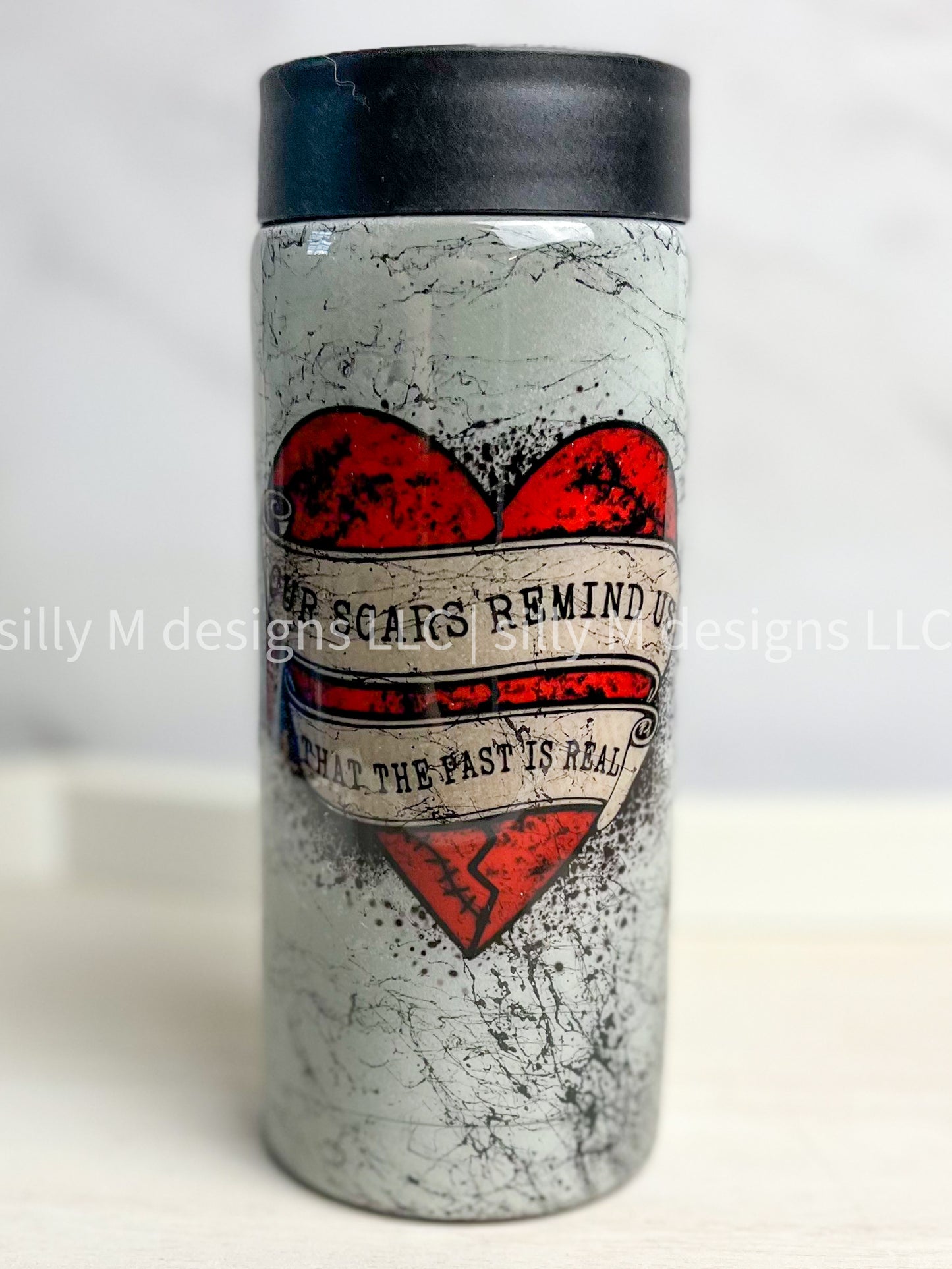 Scars Marble Swirl 12oz Can Hugger | RTS