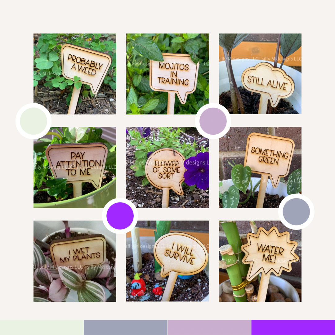 Indoor Funny Plant Stakes