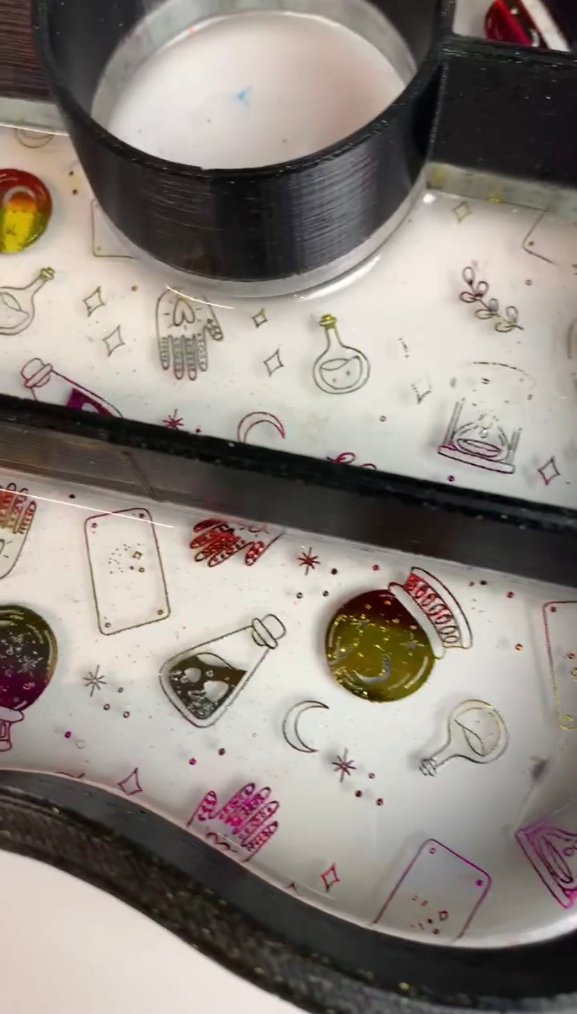 Holographic Planchette Shelf | Mini Shelf | Trinket Dish
