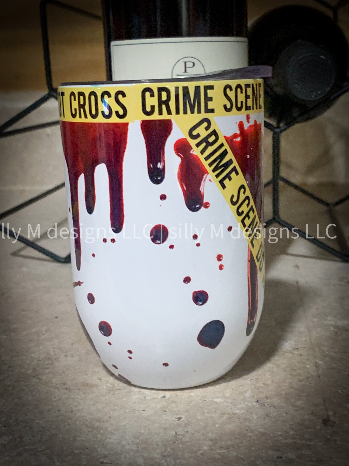 Murdery 10oz Stainless Wine Tumbler