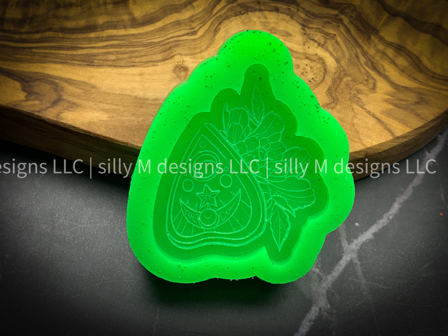 Floral Planchette Badge Reel Mold