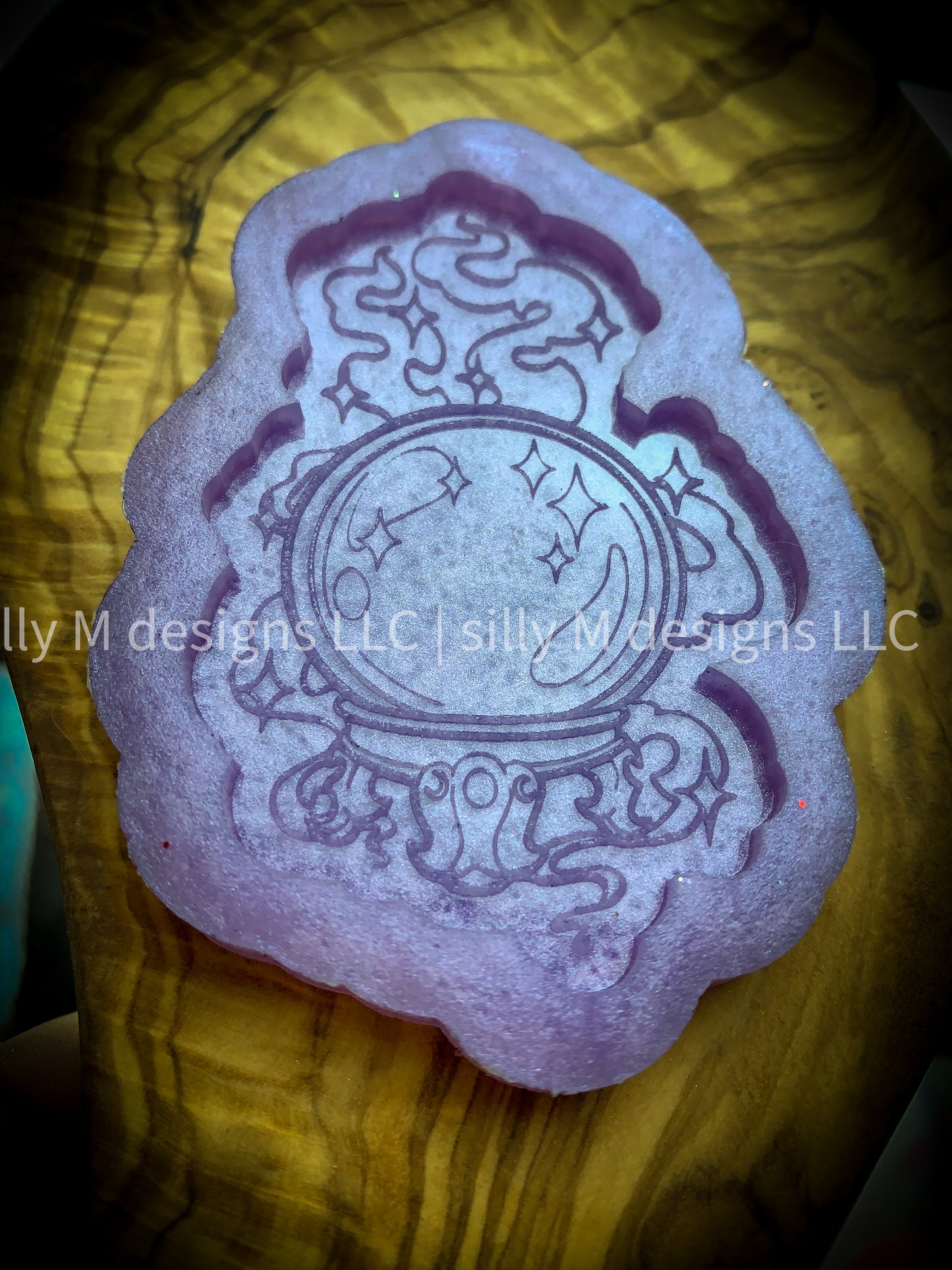 Crystal Ball Grippie/Badge Reel Silicone Mold
