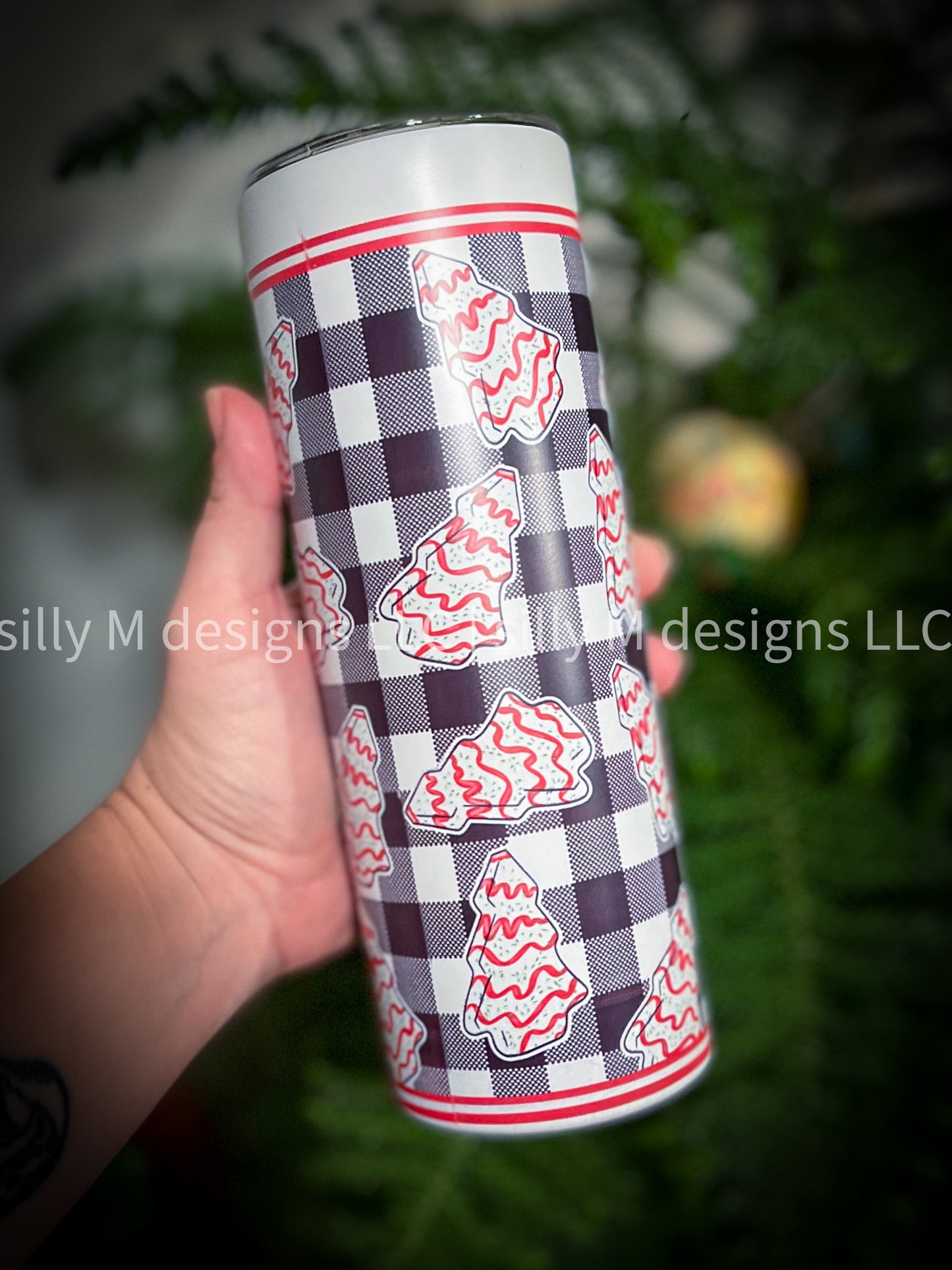 Matte Finish Christmas Cake Tumbler | 22 ounces | RTS
