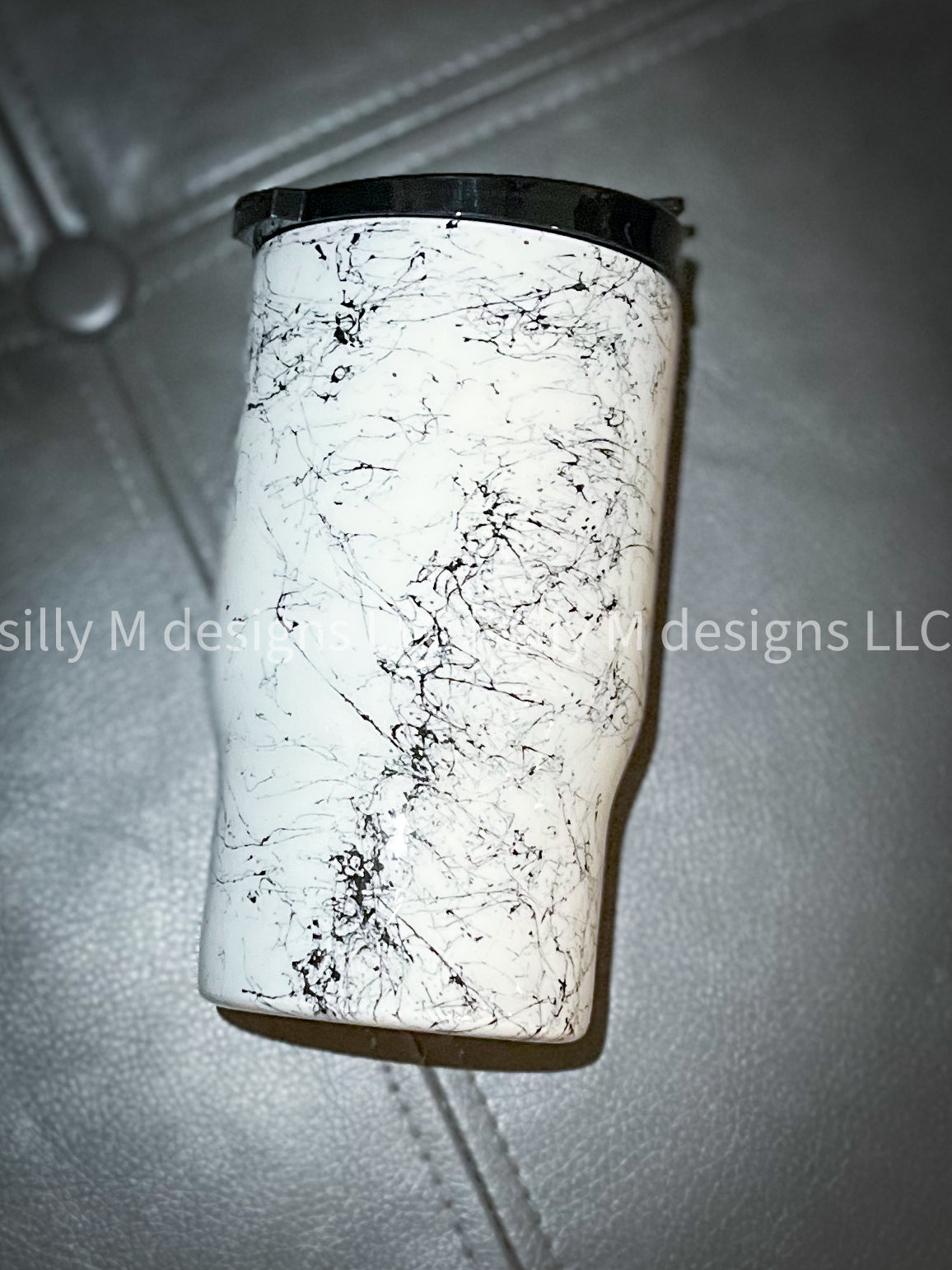 Hello Darkness Marble Tumbler