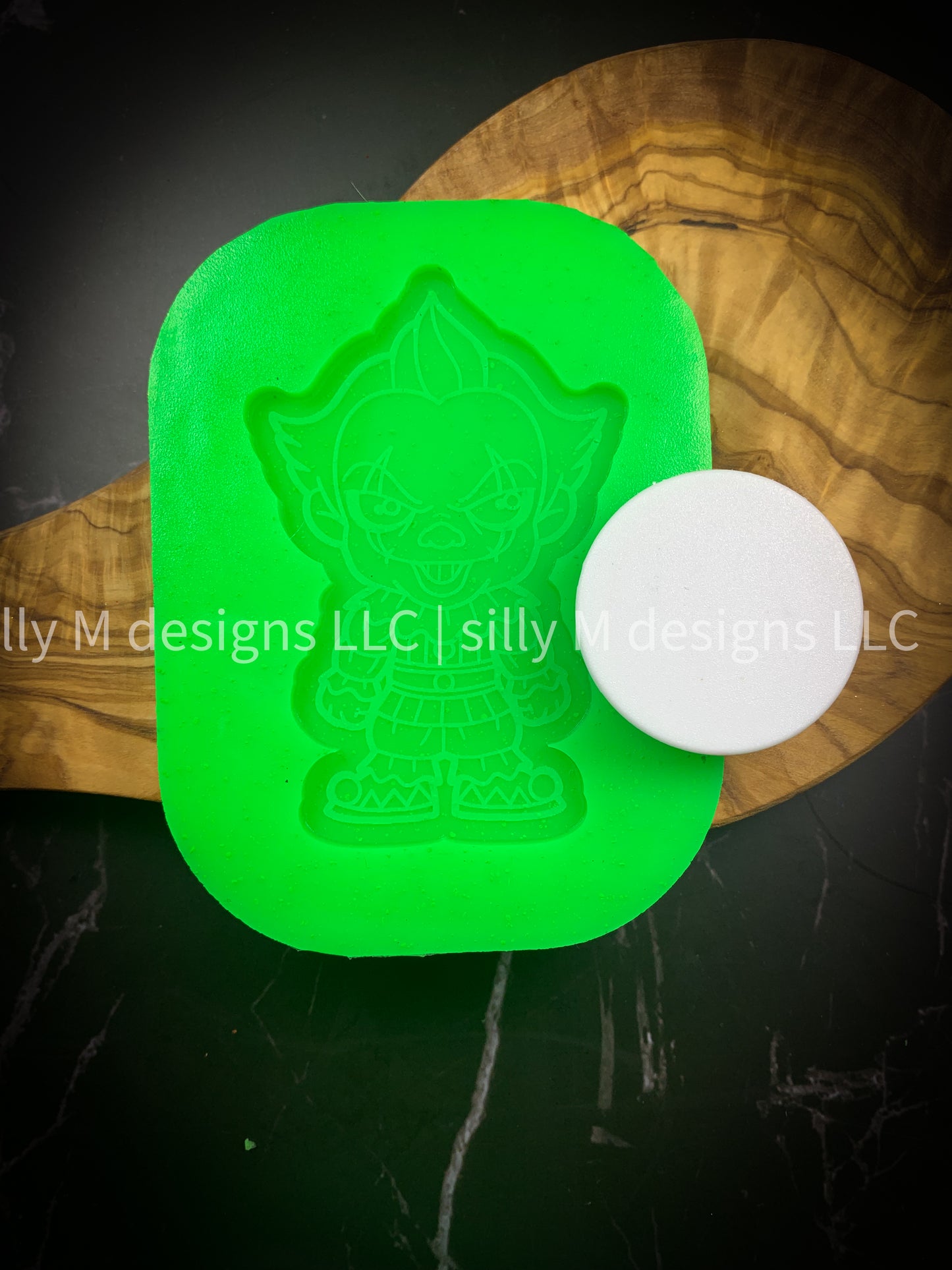 Creepy Clown Grippie Silicone Mold
